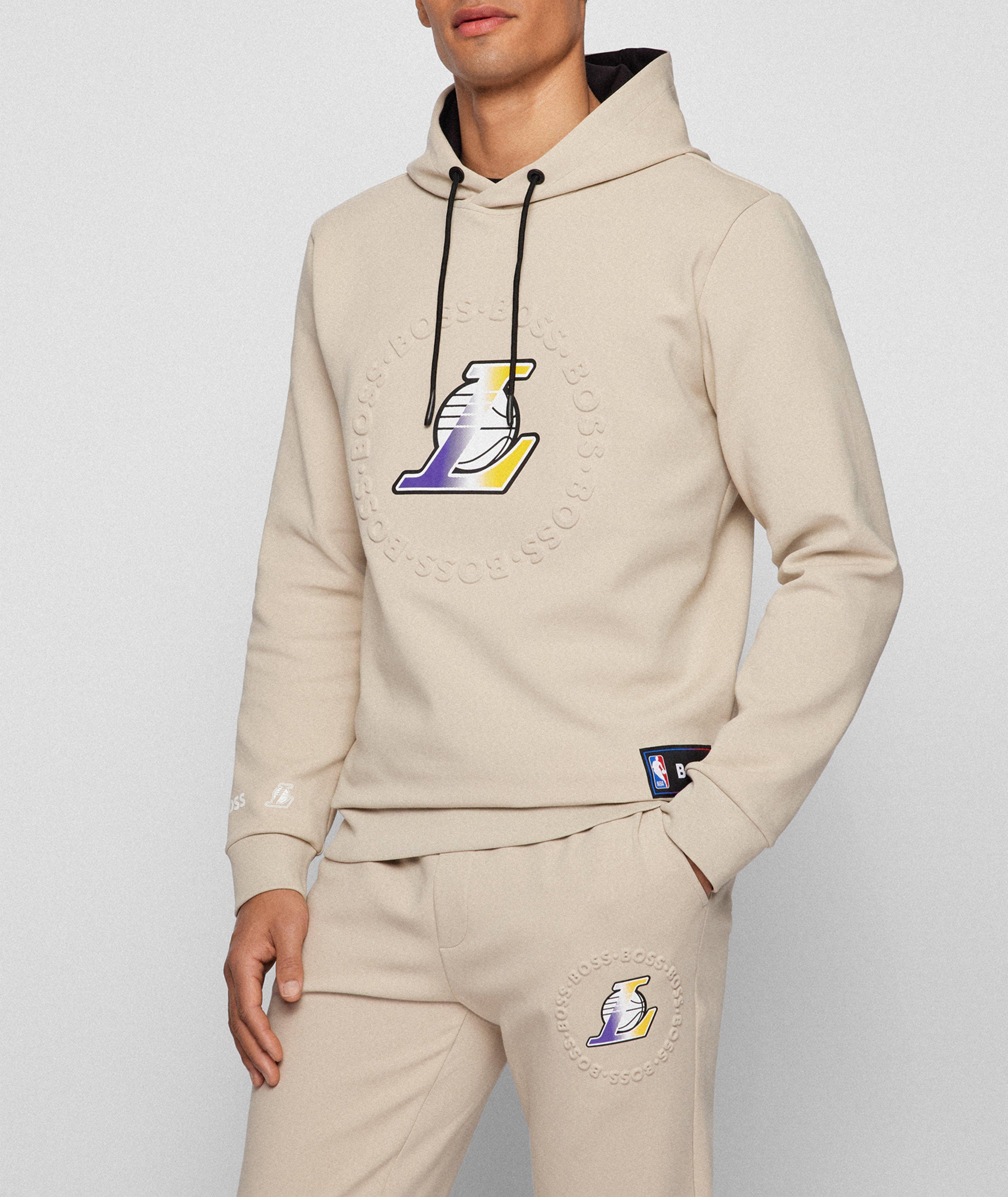 BOSS x NBA Lakers Logo Hoodie image 1