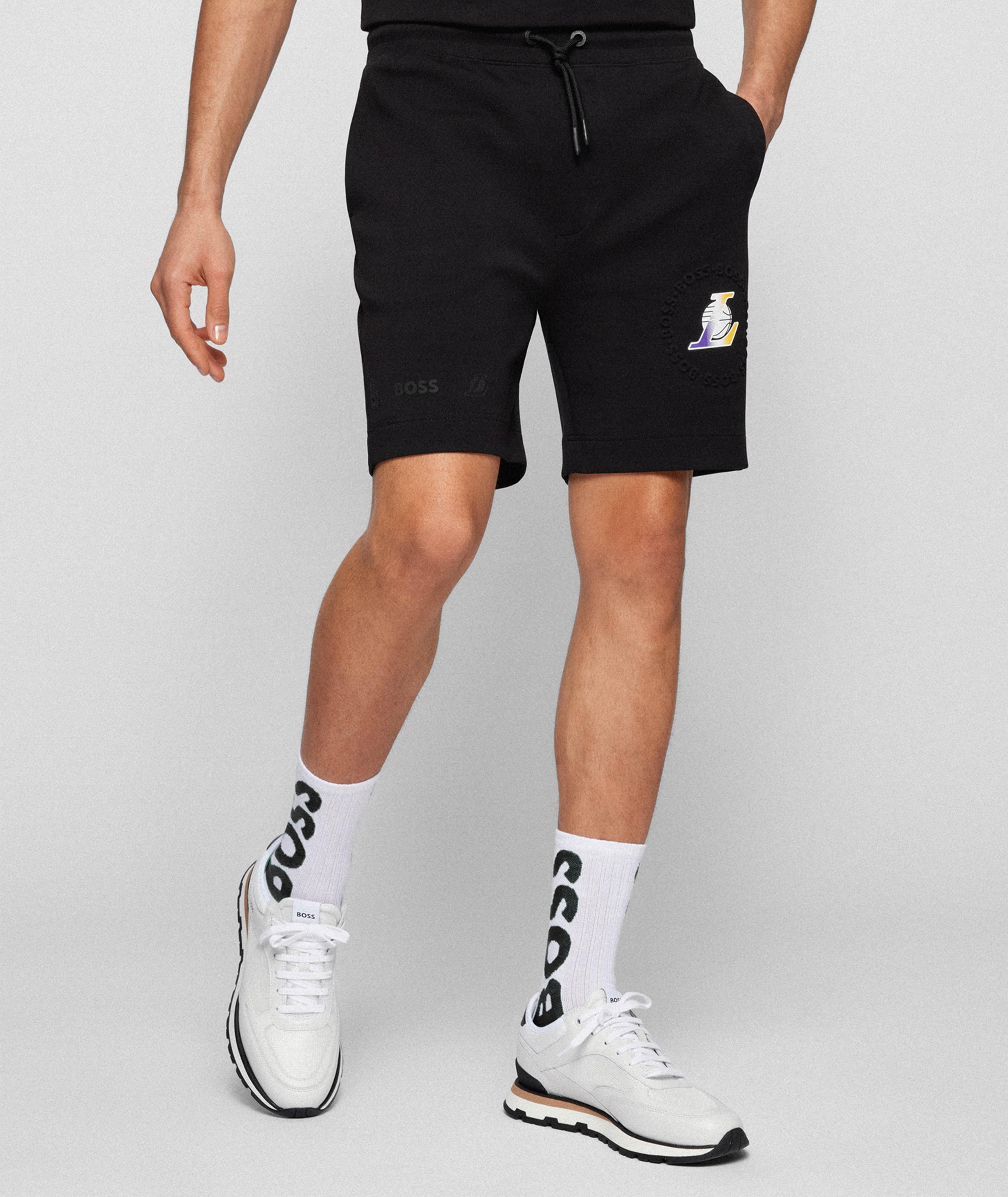 BOSS x NBA Lakers Logo Shorts image 1