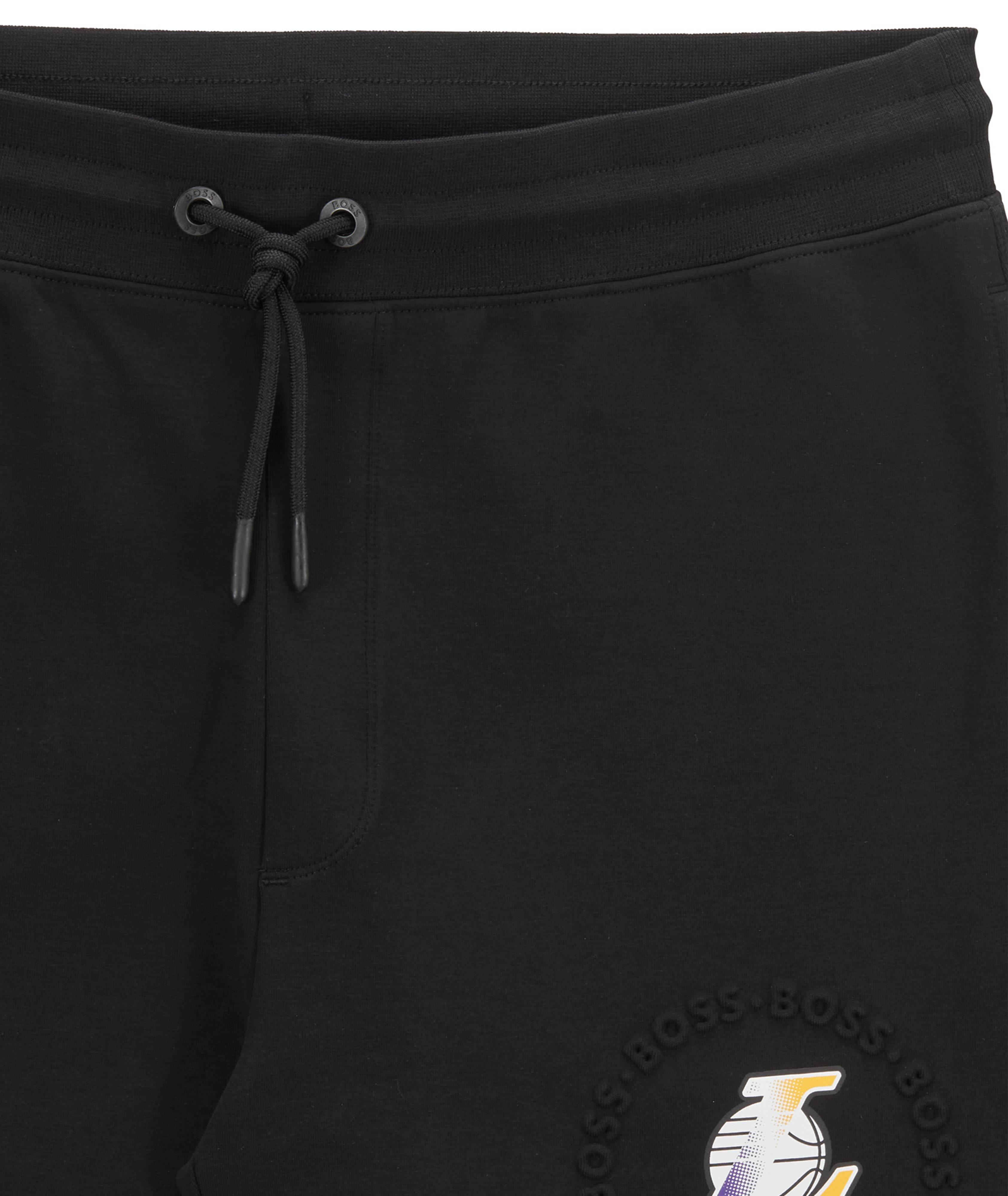 BOSS x NBA Lakers Logo Shorts image 4