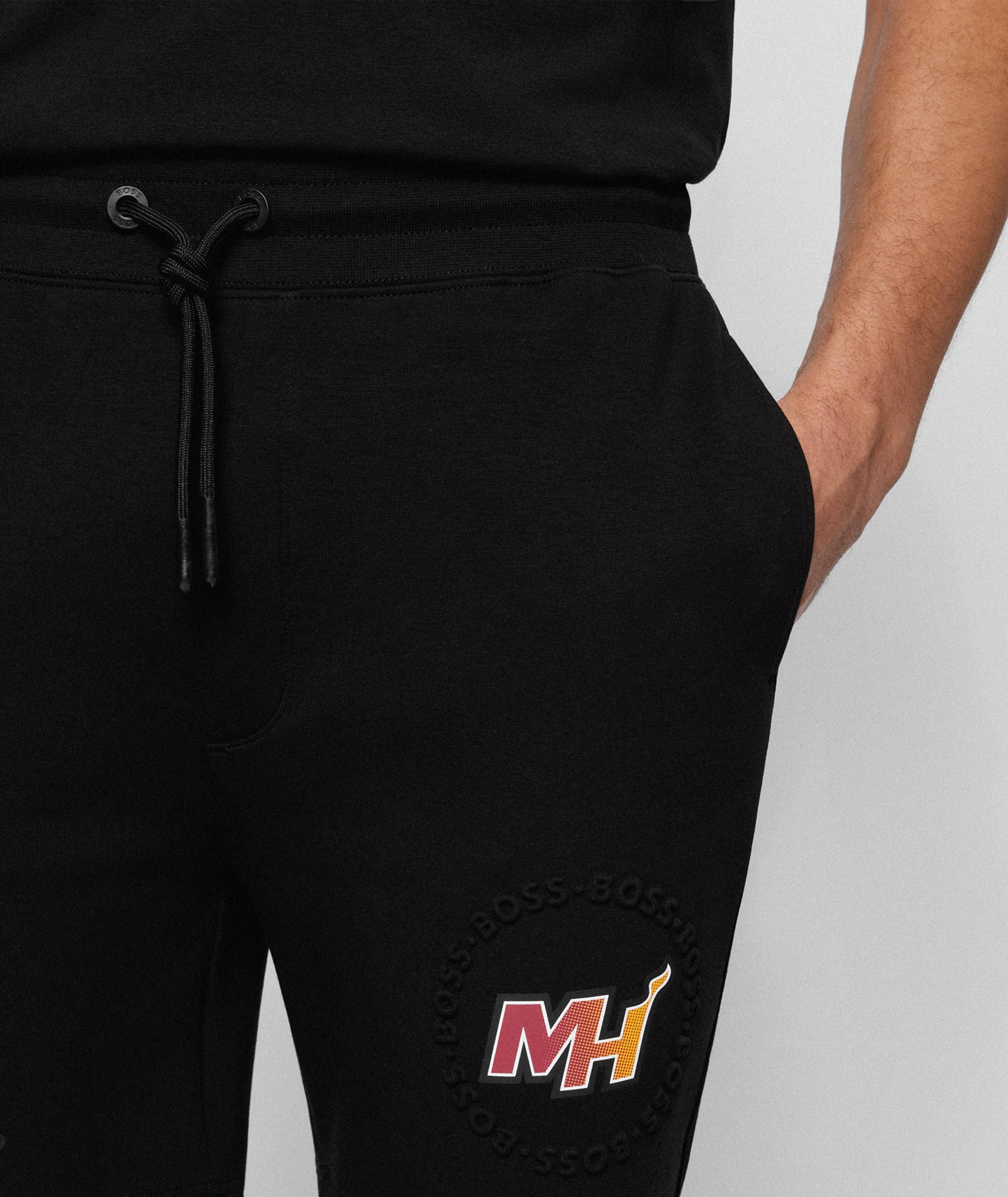 BOSS x NBA Heat Logo Shorts image 3