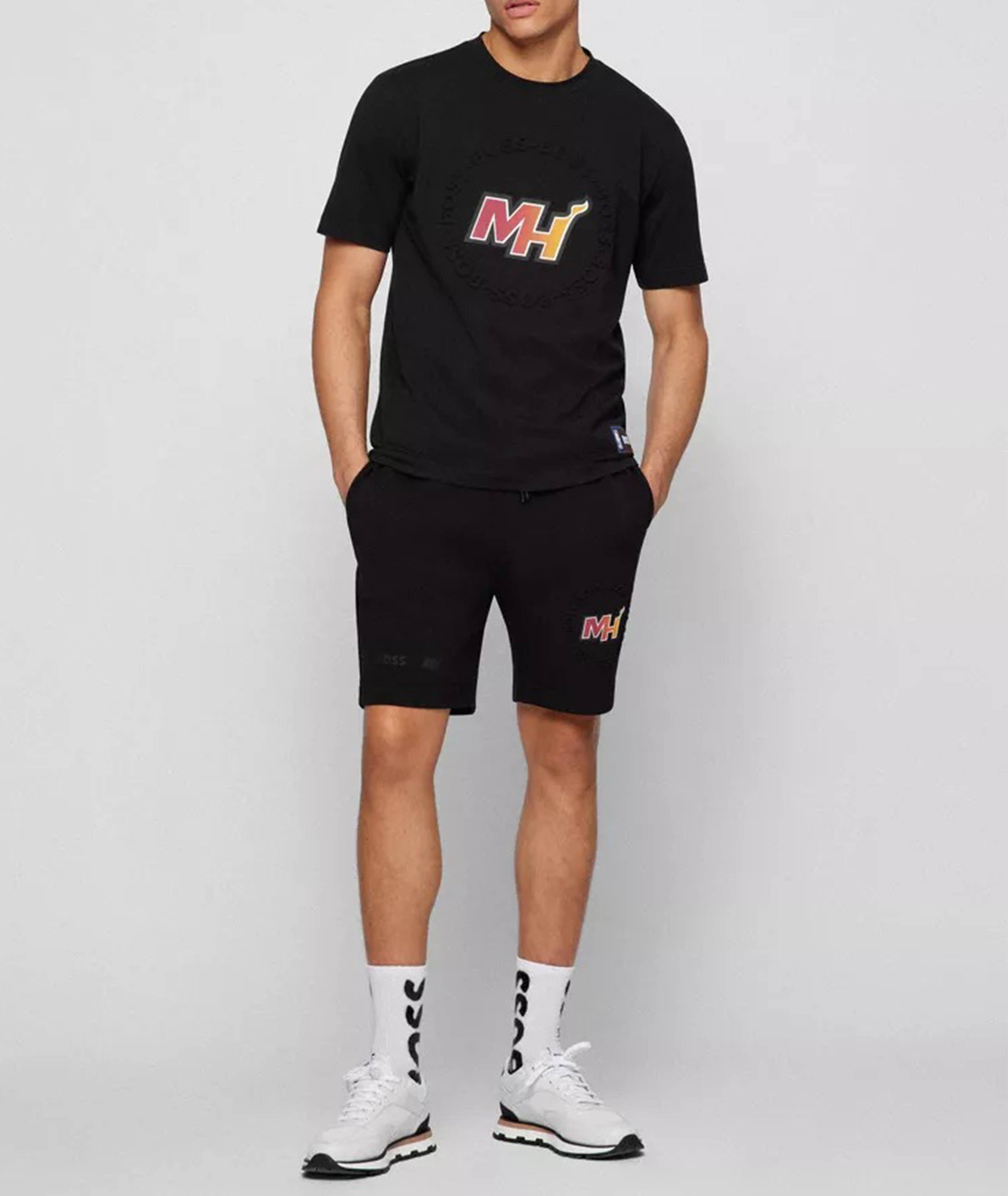 BOSS x NBA Heat Logo Shorts image 5