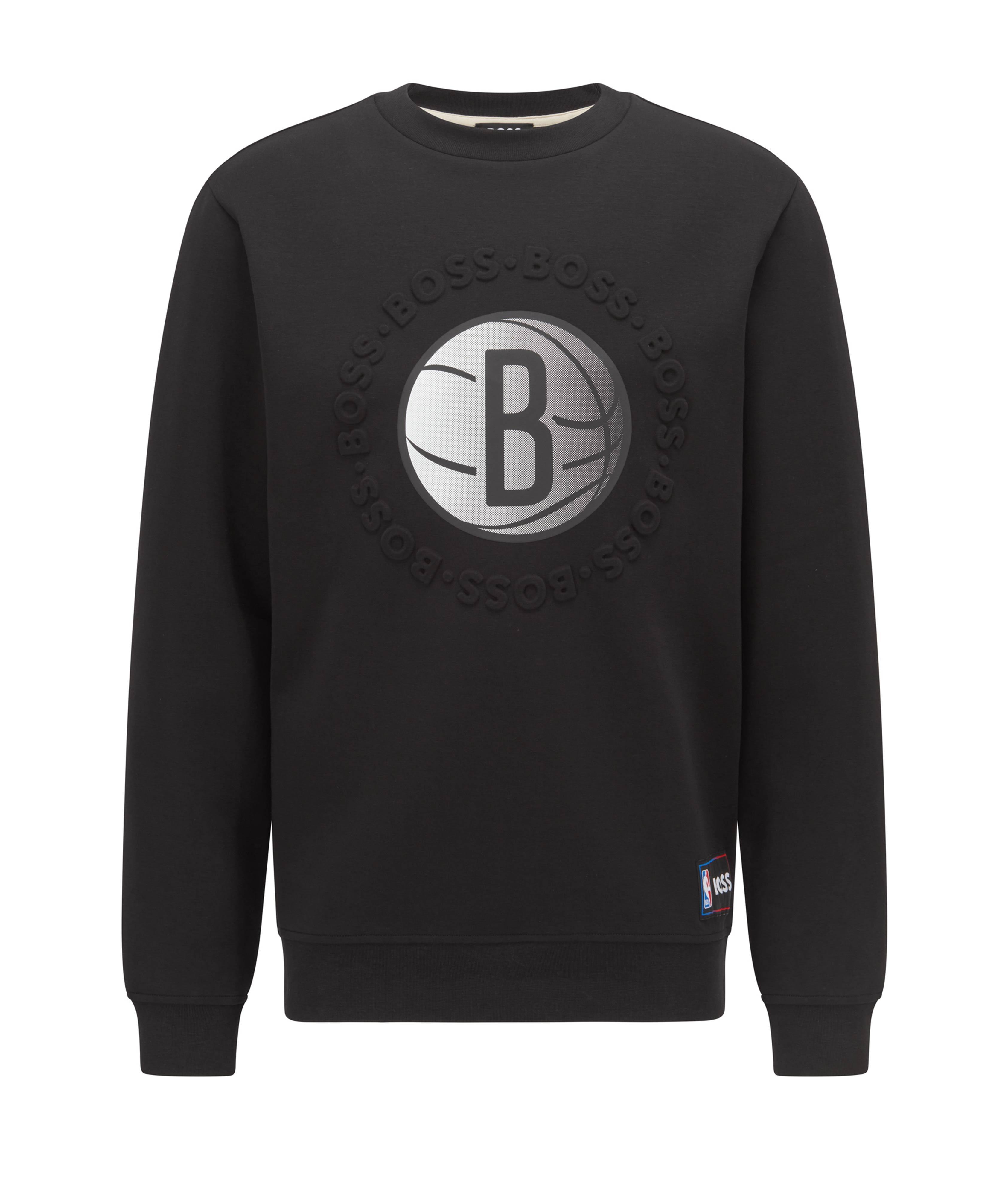 BOSS x NBA Nets Logo Sweatshirt image 0