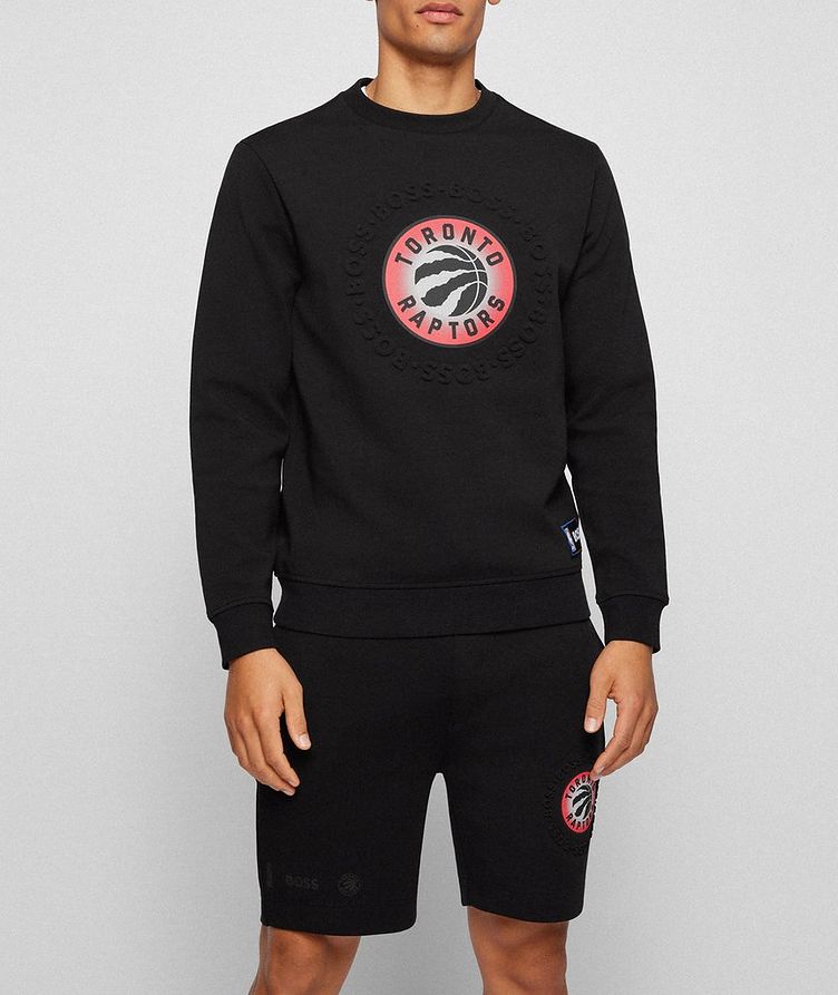 BOSS x NBA Raptors Logo Sweatshirt image 1