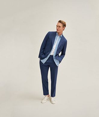 Harold Neat Pattern Wool Professional Suit