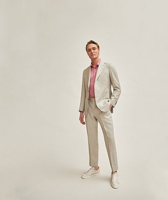 Harold Textured Linen, Wool & Silk Professional Suit