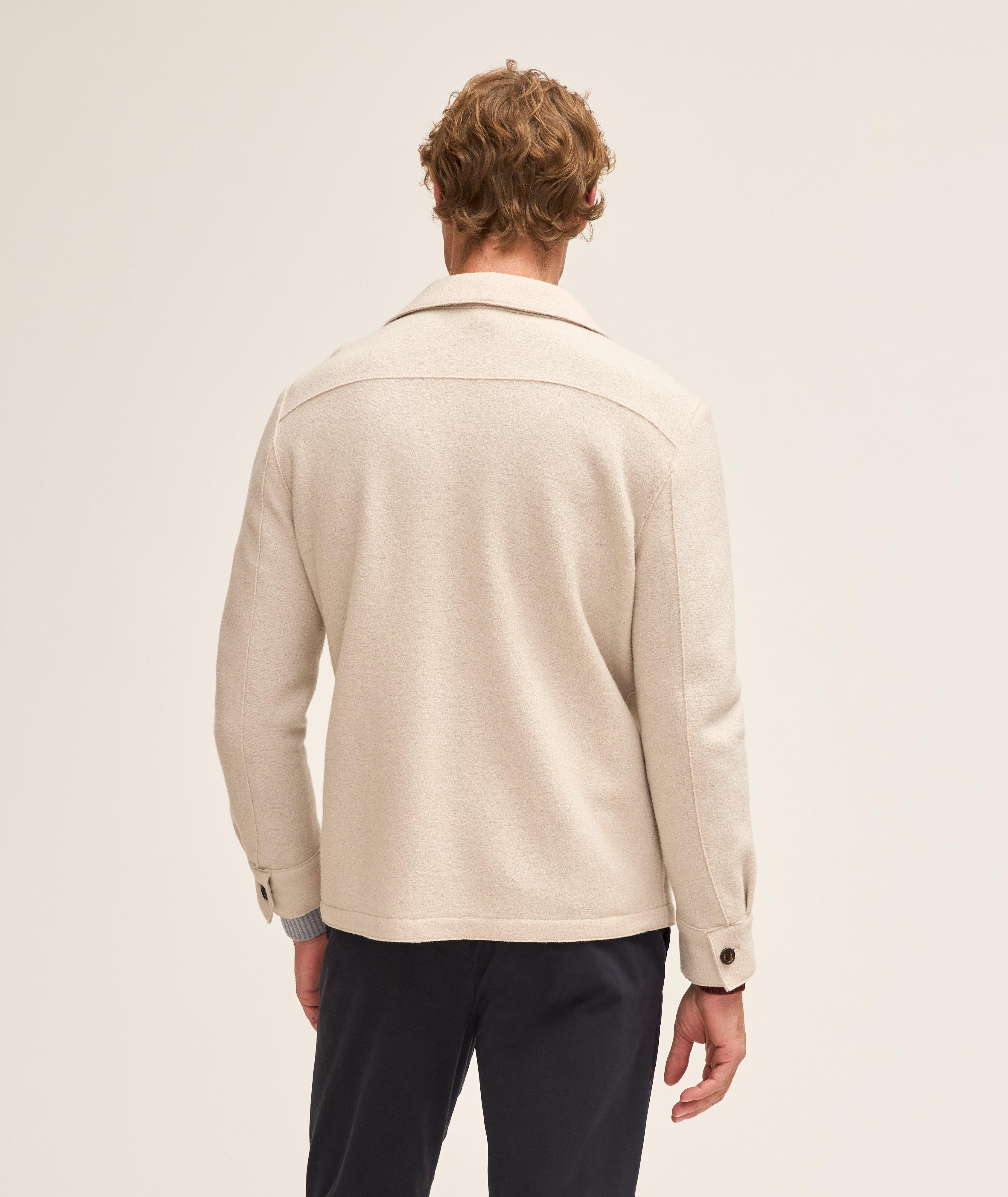 Boiled Wool Shacket image 3