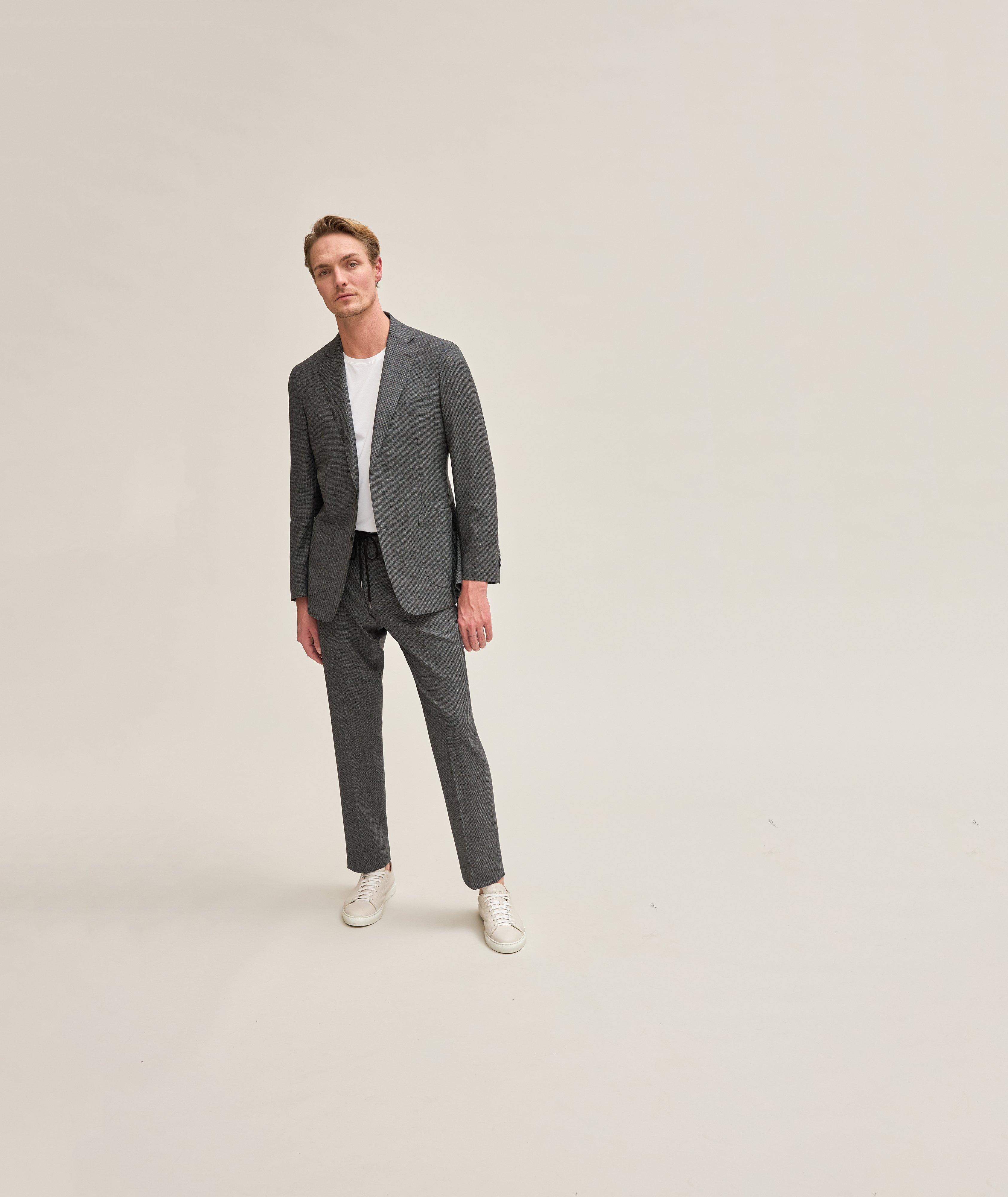 Mini Check Wool-Blend Washable Suit image 0