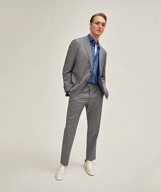 Harold Chalk Stripe Wool-Blend Washable Suit