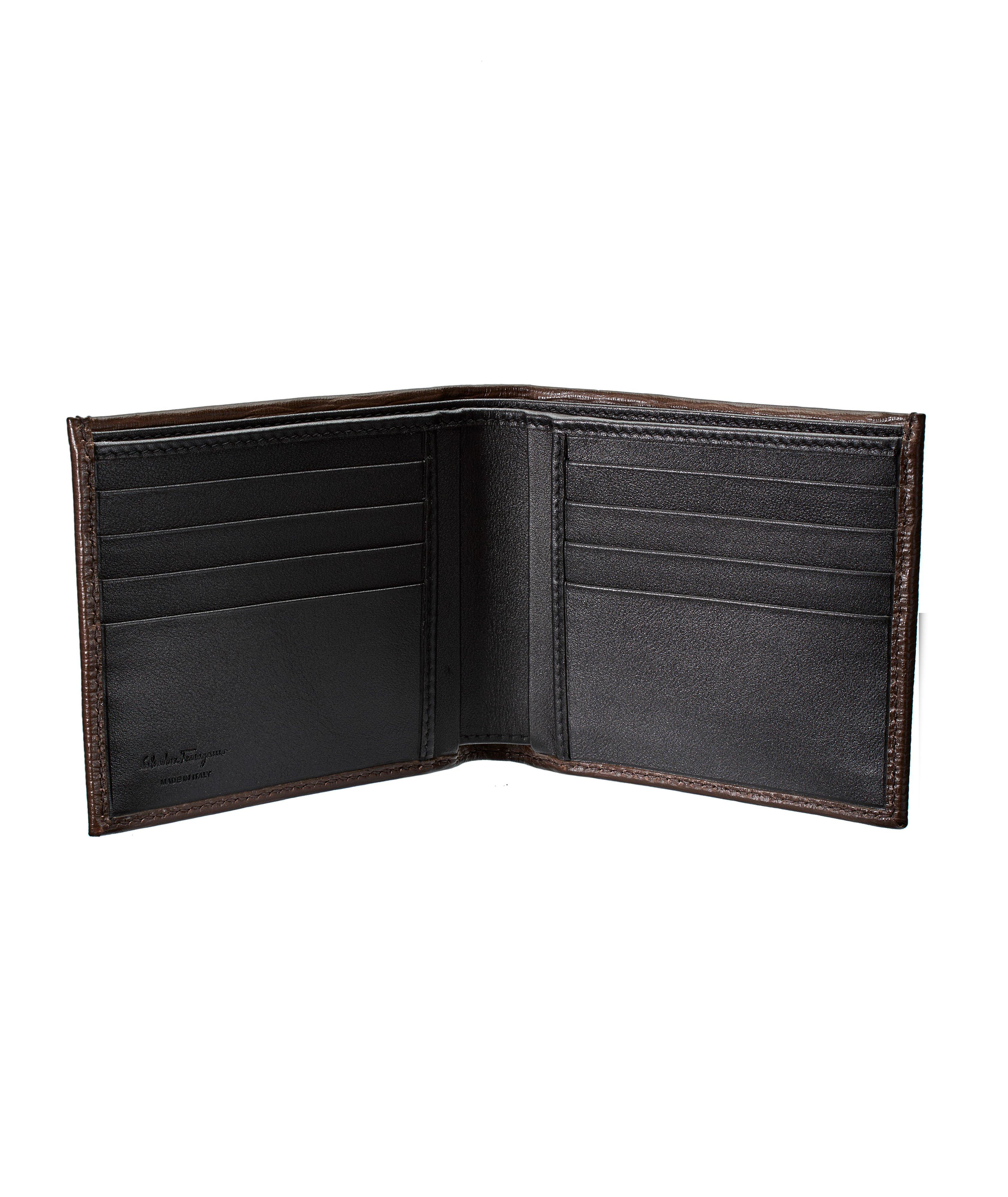 Gancini Textured Leather Bifold Wallet image 1