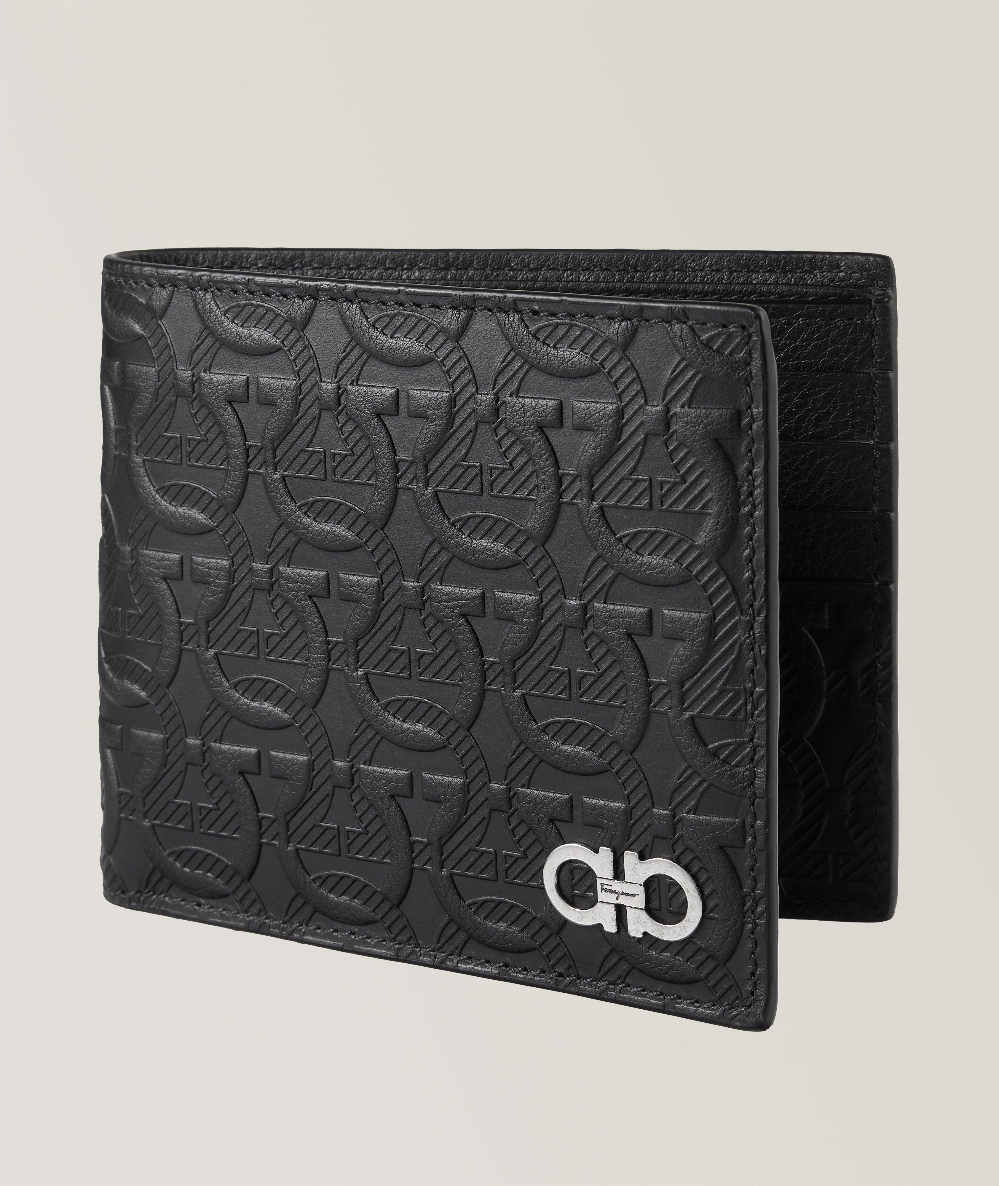 Gancini Embossed Leather Bifold Wallet image 0