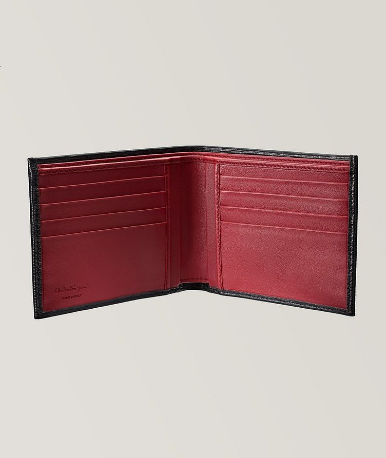 Gancini Textured Leather Bifold Wallet image 1