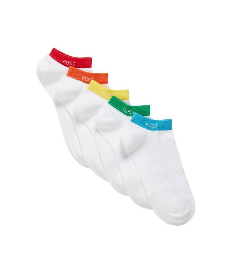 BOSS Pride Collection 5-Pack Rainbow Ankle Socks  image 0