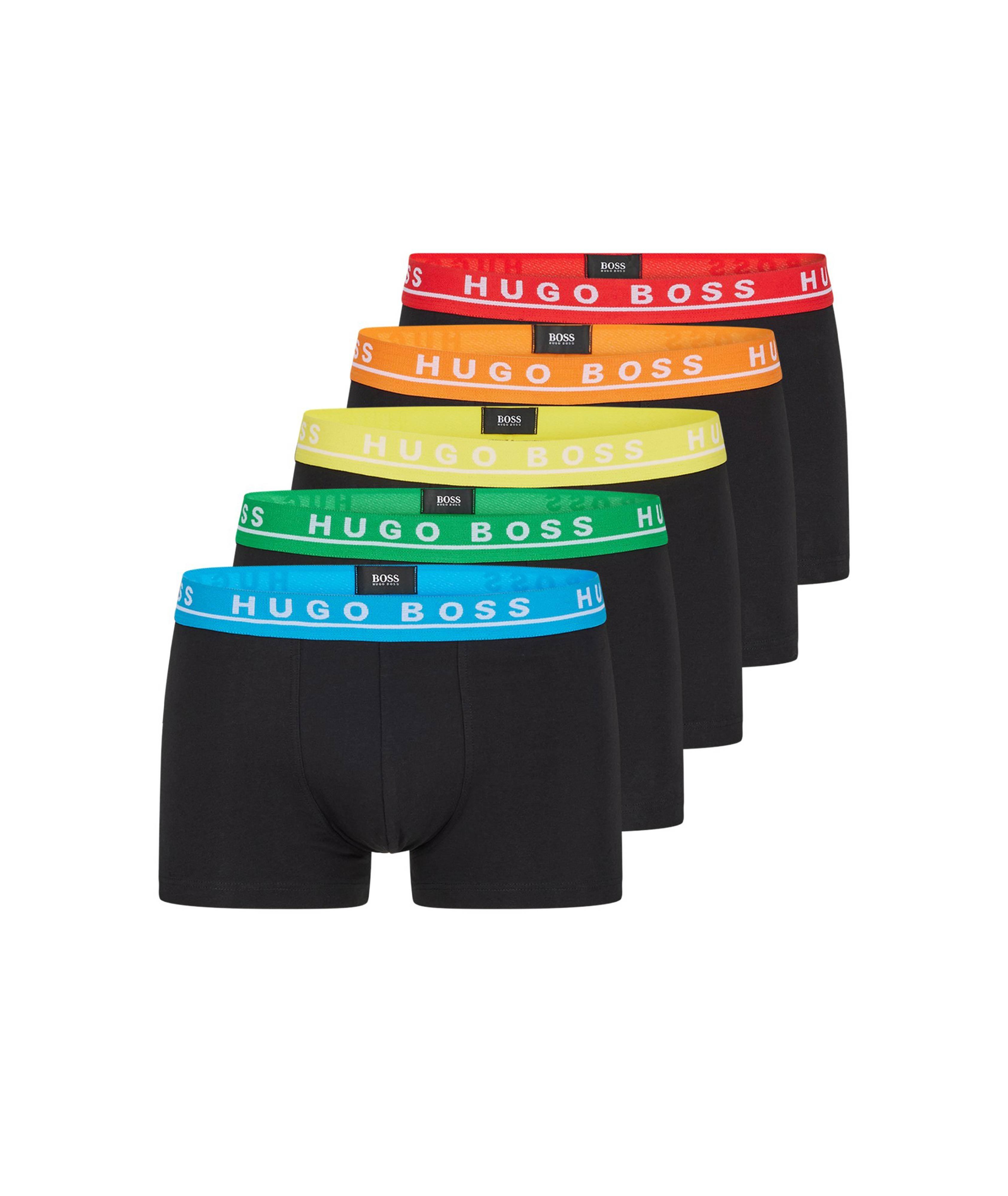BOSS Pride Collection Stretch-Cotton 5-Pack Trunks image 0