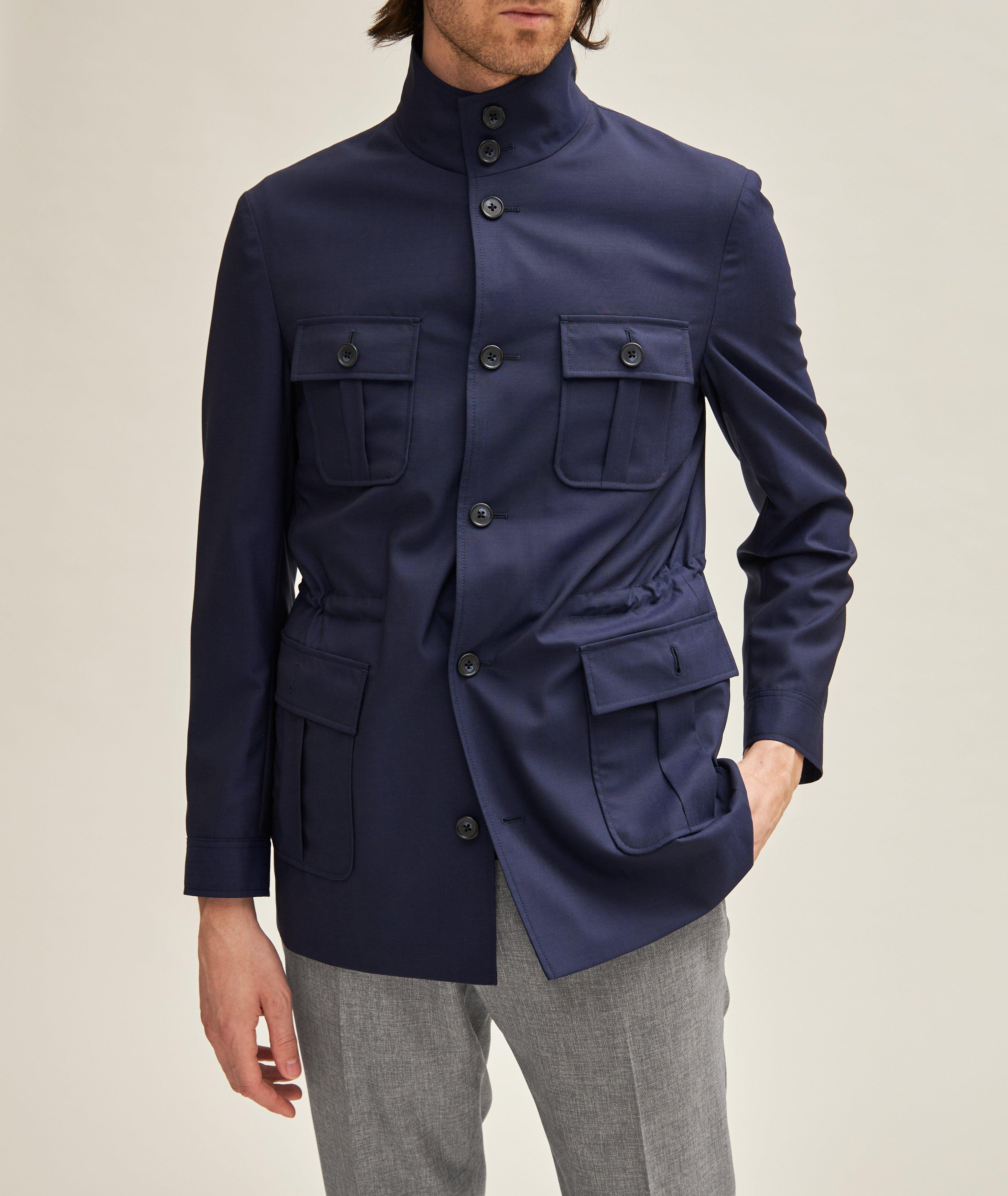 Blouson utilitaire en laine image 1