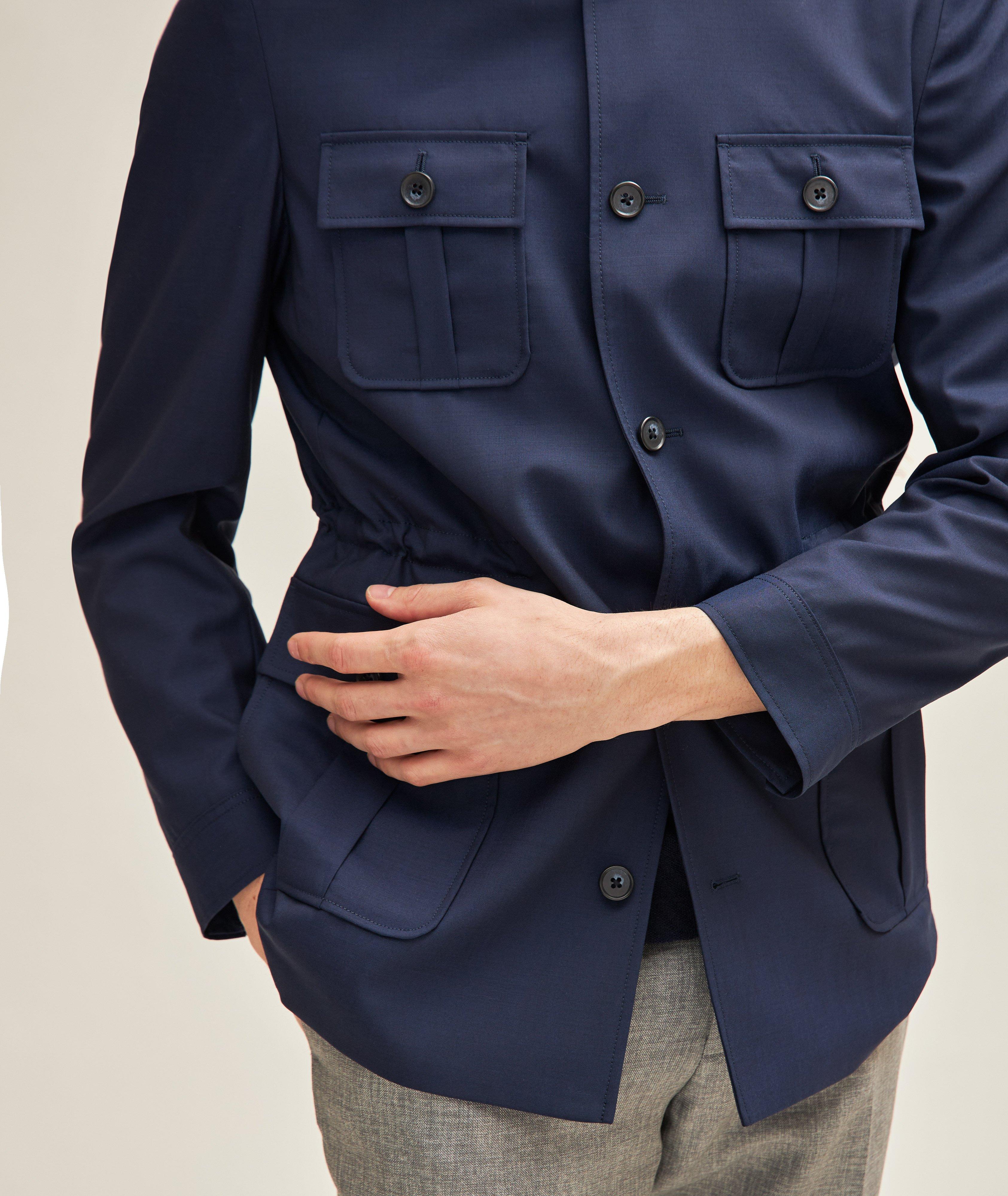 Blouson utilitaire en laine image 3