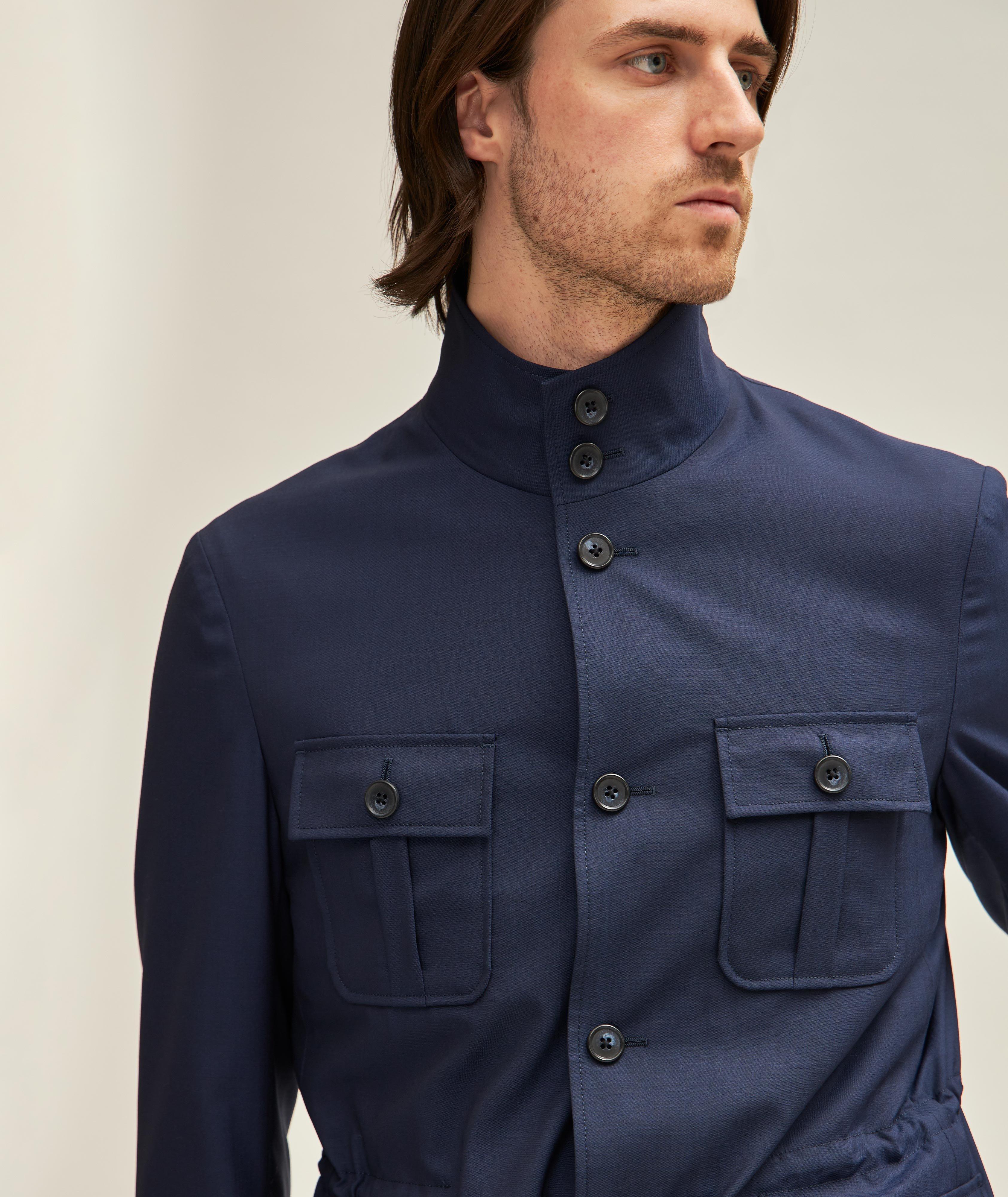 Blouson utilitaire en laine image 4