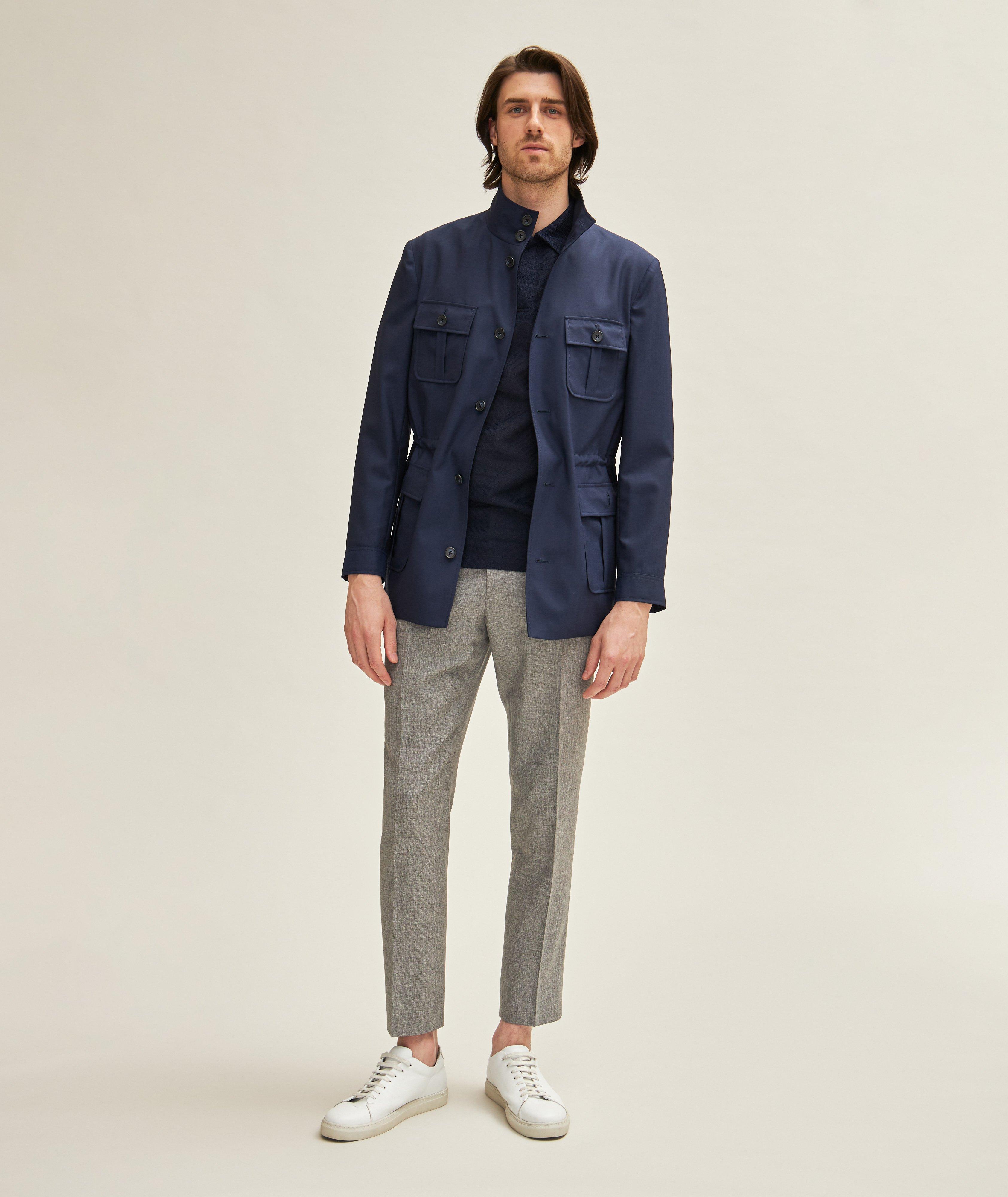Blouson utilitaire en laine image 0