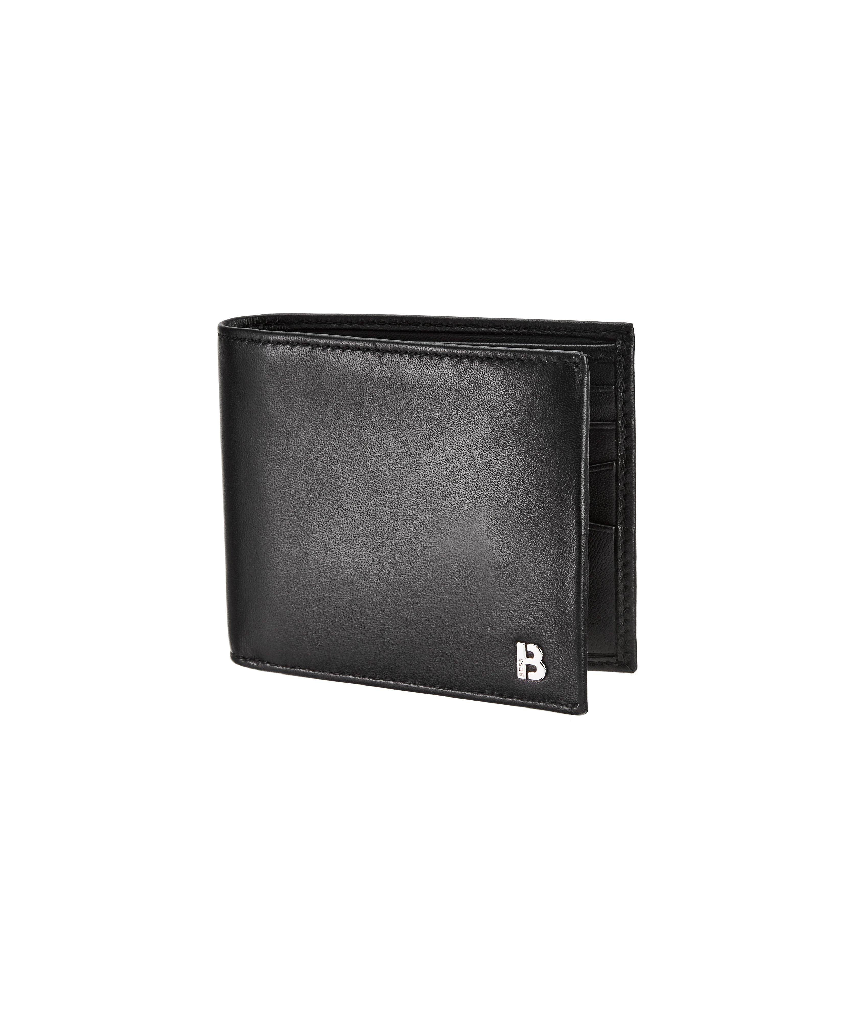 Micro Grained Leather Bifold Wallet image 0