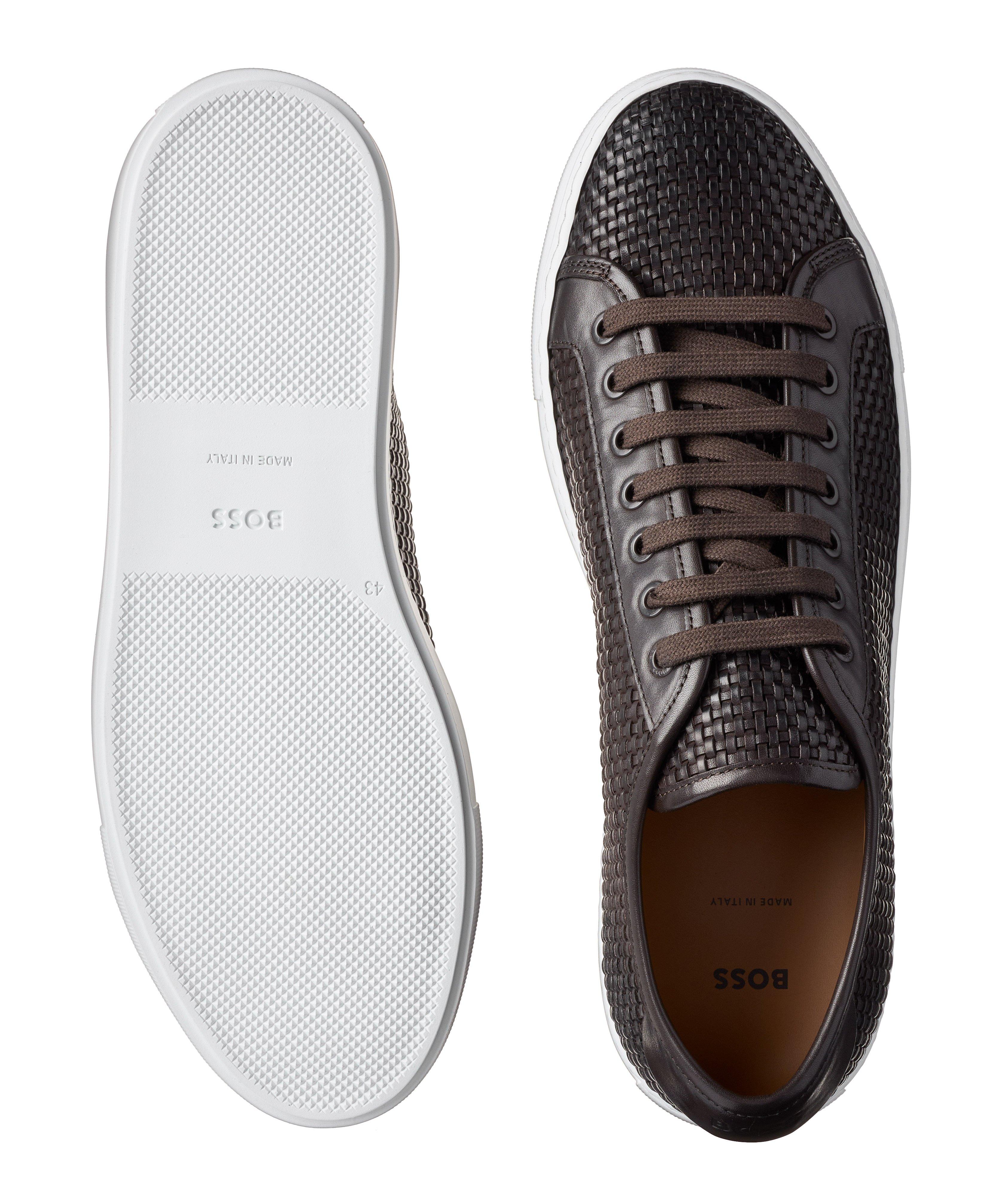 Mirage Woven Leather Sneakers image 2