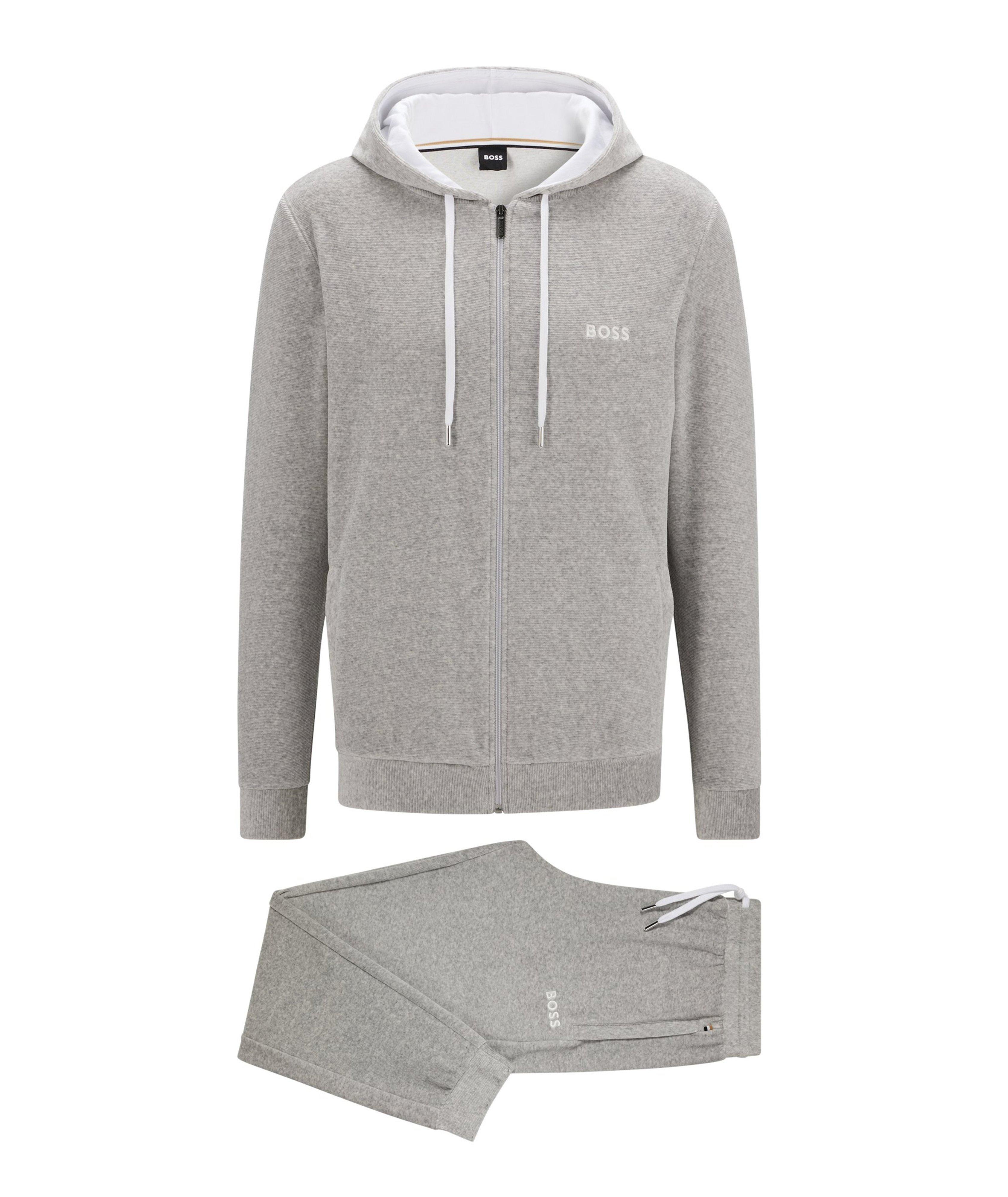 Light grey hugo boss tracksuit deals