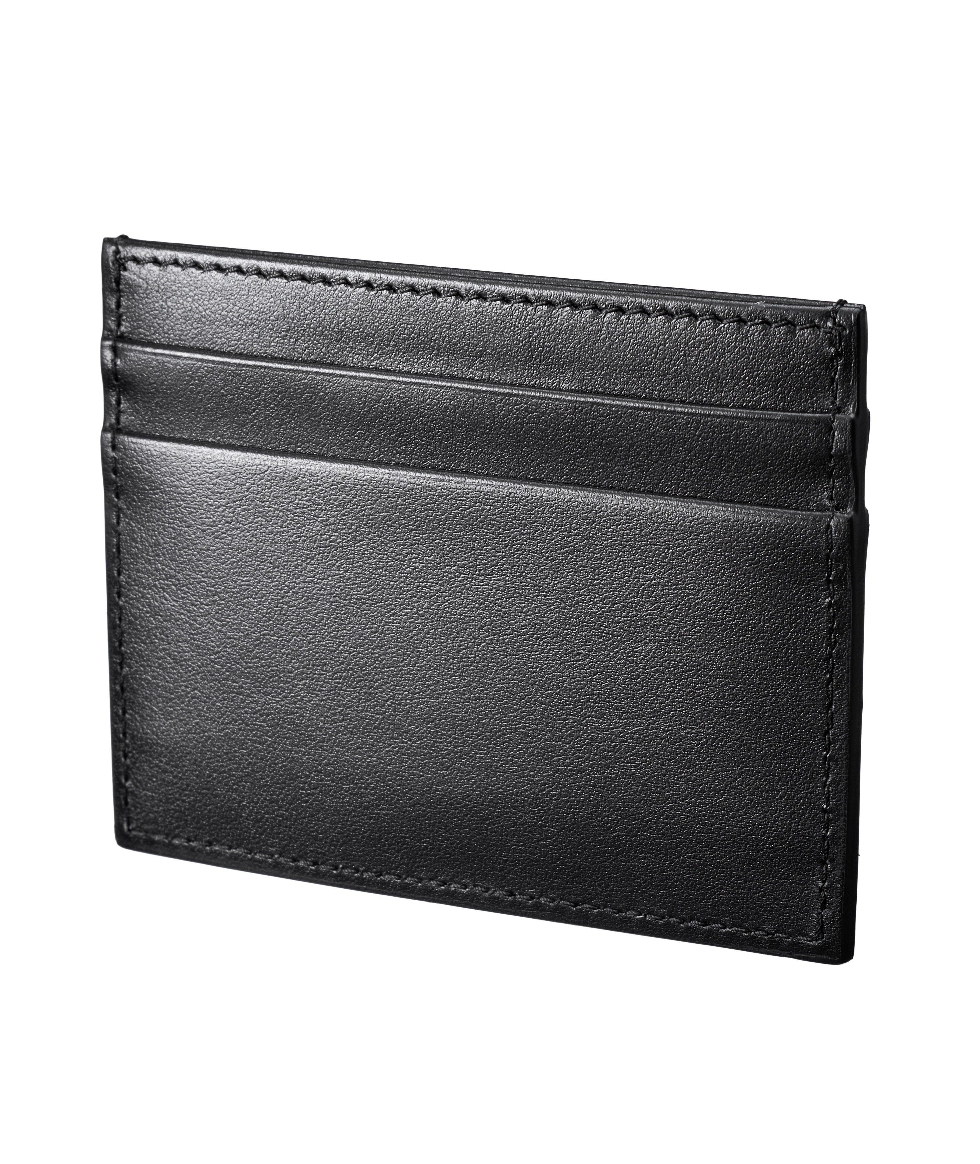 Porte-carte en cuir avec logo image 1