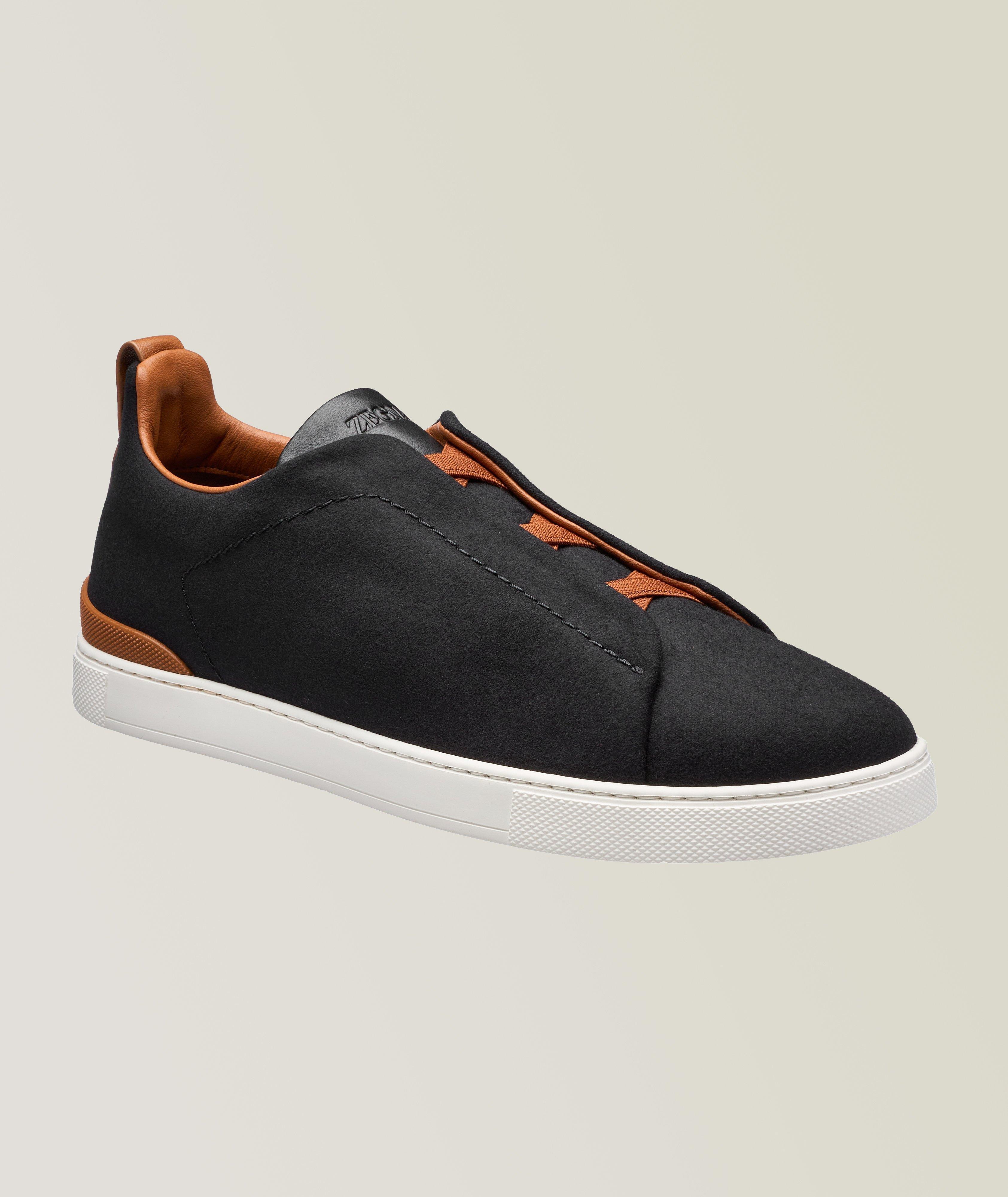 Zegna Triple Stitch Wool Slip-On Sneakers | Sneakers | Harry Rosen