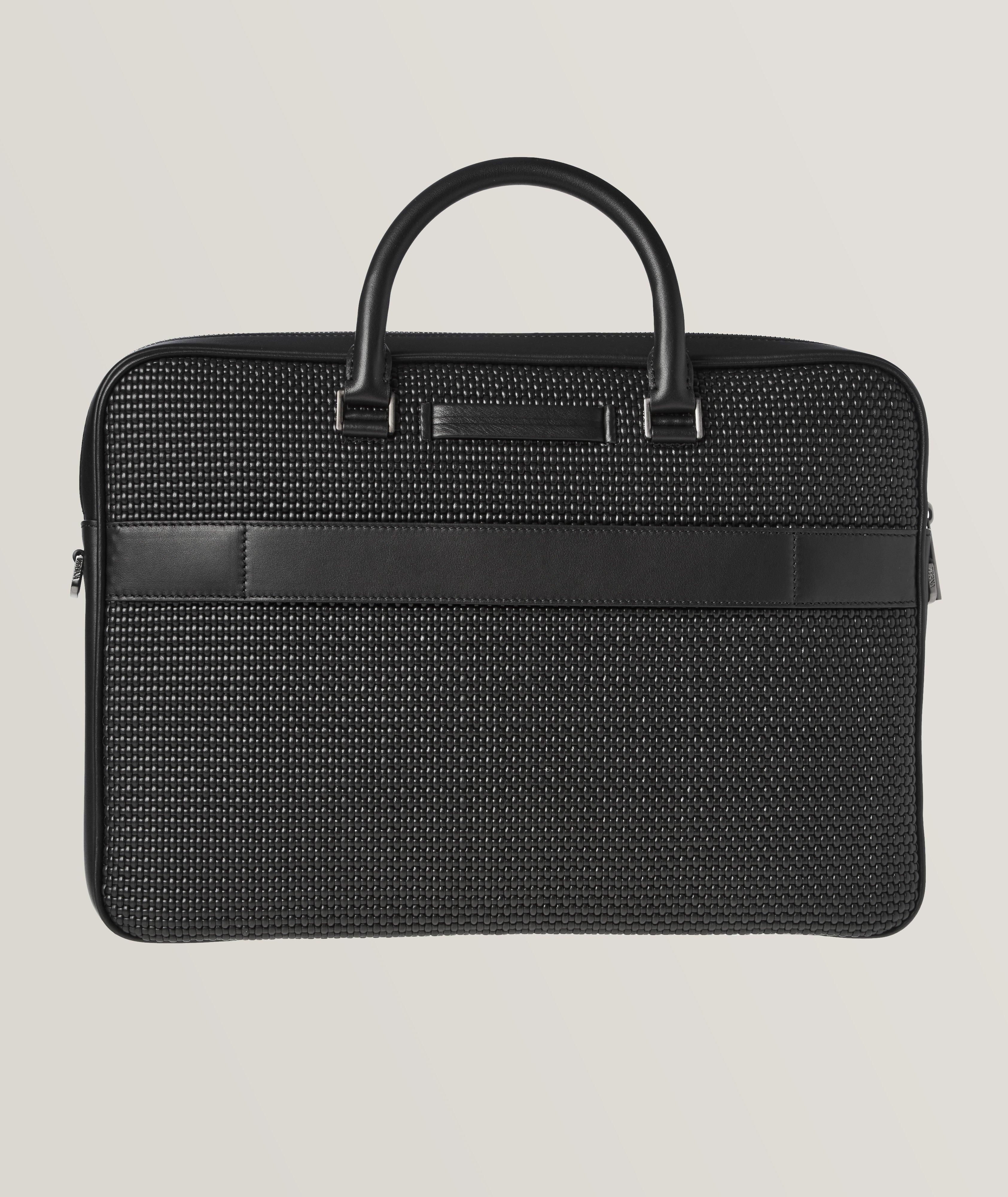 Sac professionnel en cuir de veau texturé image 2