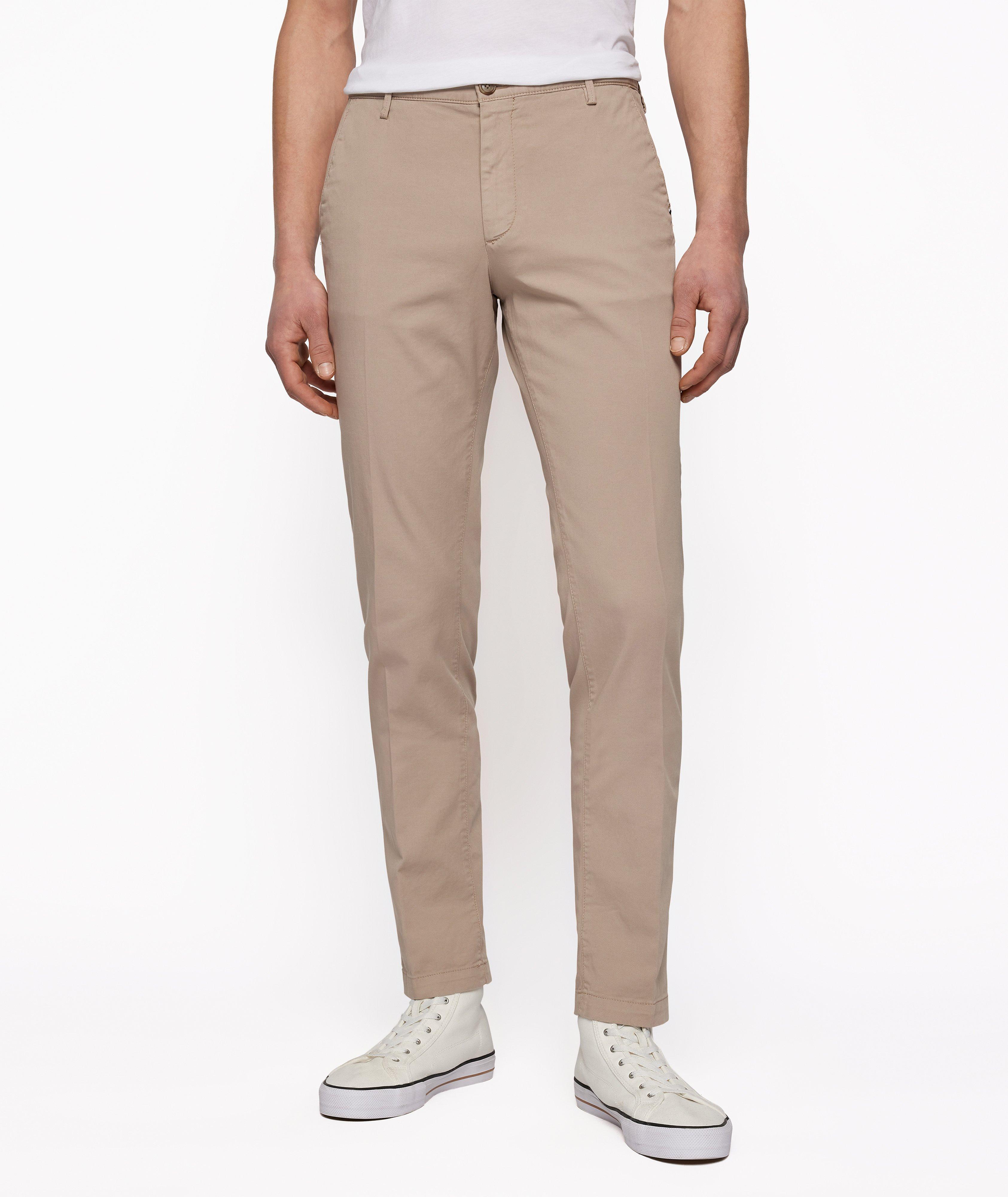 Slim Fit Cotton Gabardine Chino Pants image 1