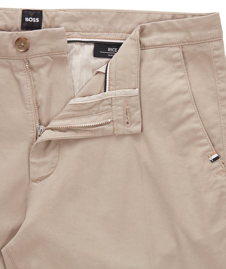 Slim Fit Cotton Gabardine Chino Pants image 3