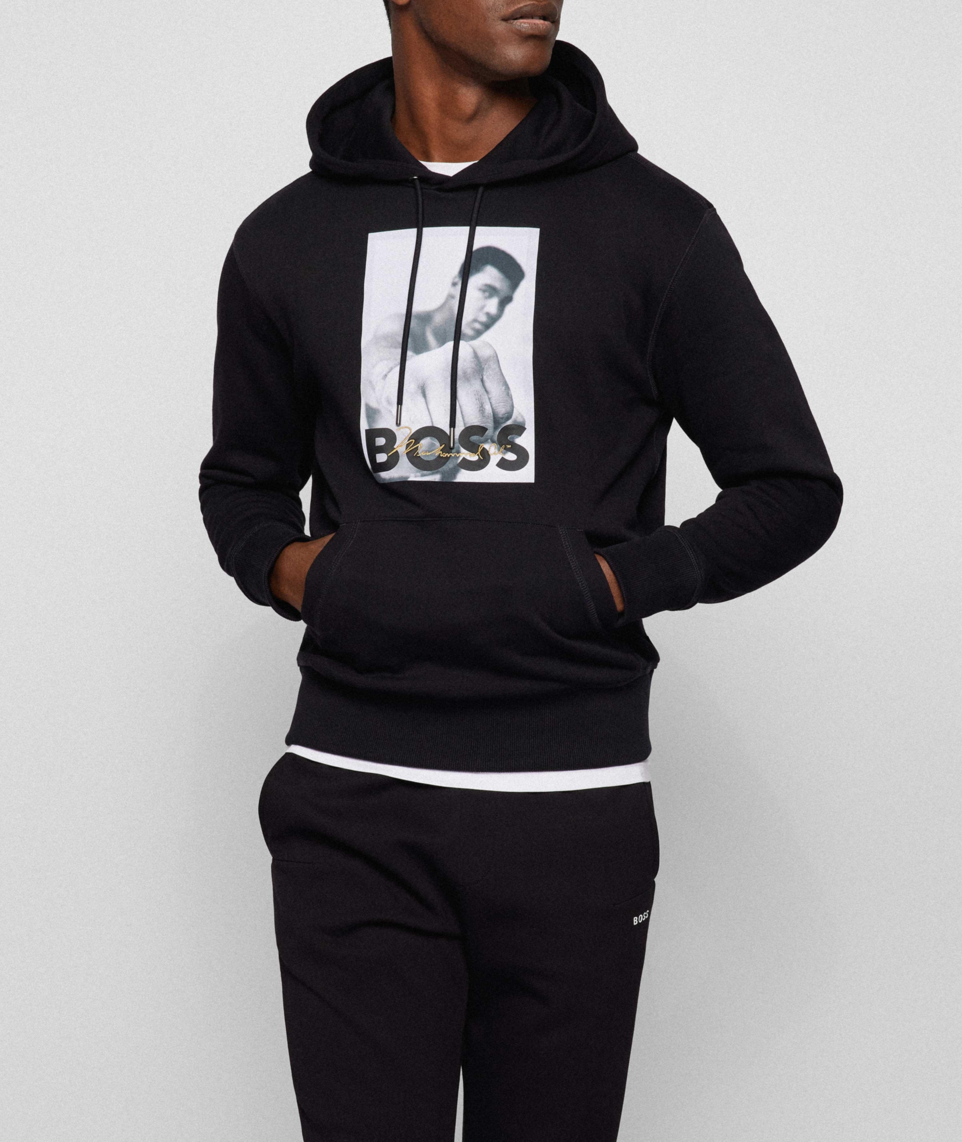 BOSS X Ali Cotton Hoodie image 1