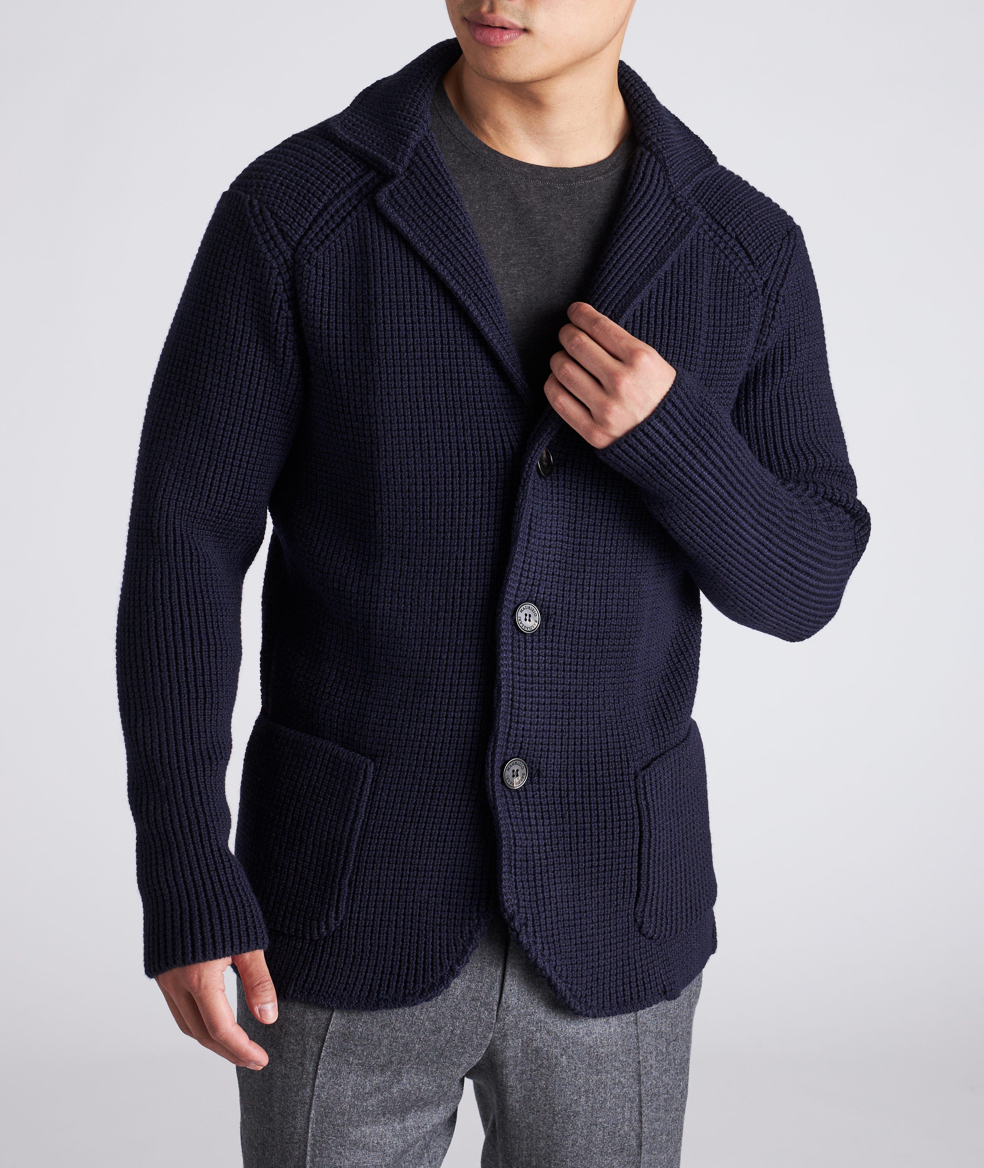 Brenta Virgin Wool Knit Swacket image 1