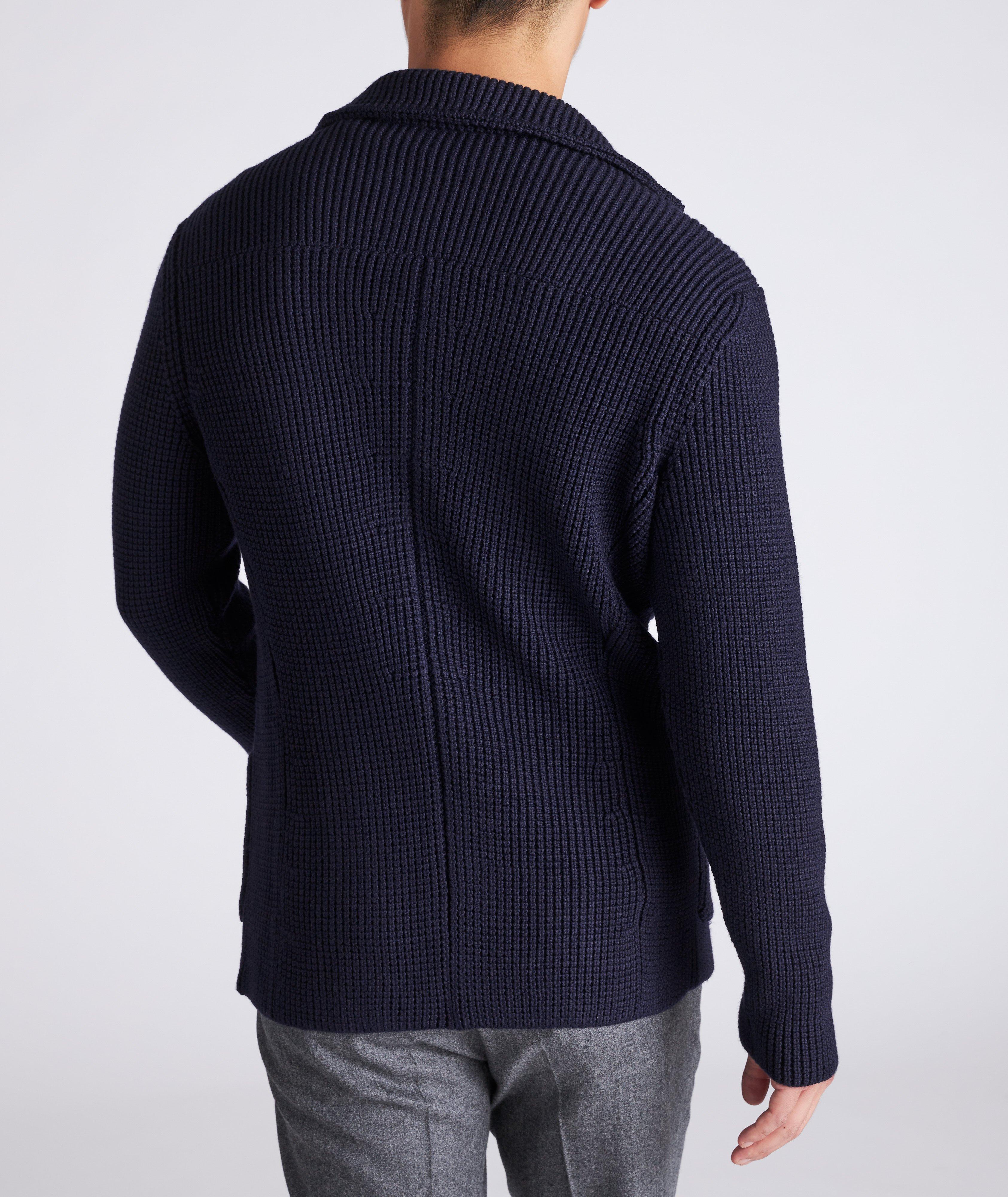 Brenta Virgin Wool Knit Swacket image 2