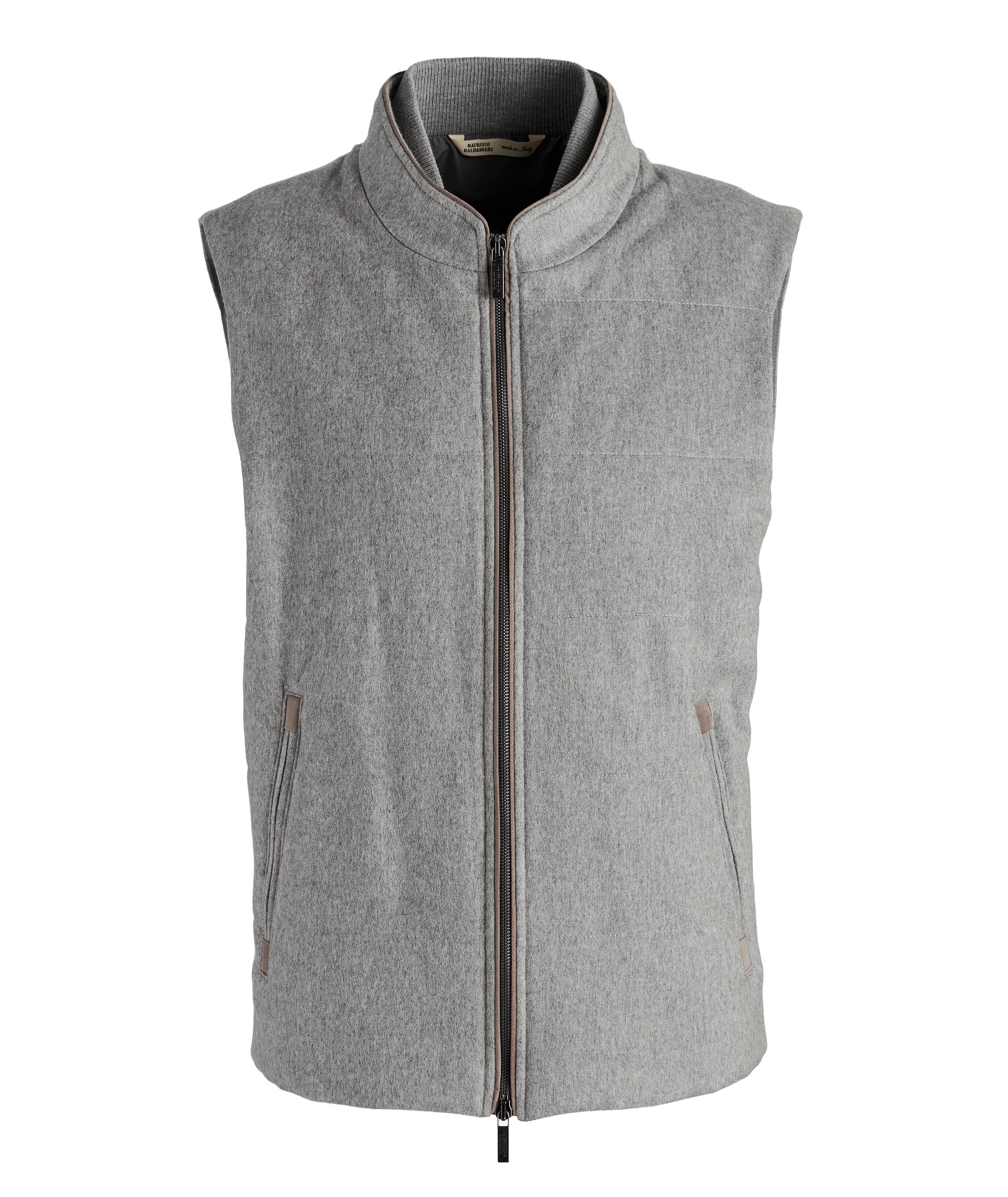 Cashmere Jersey Knit Vest image 0