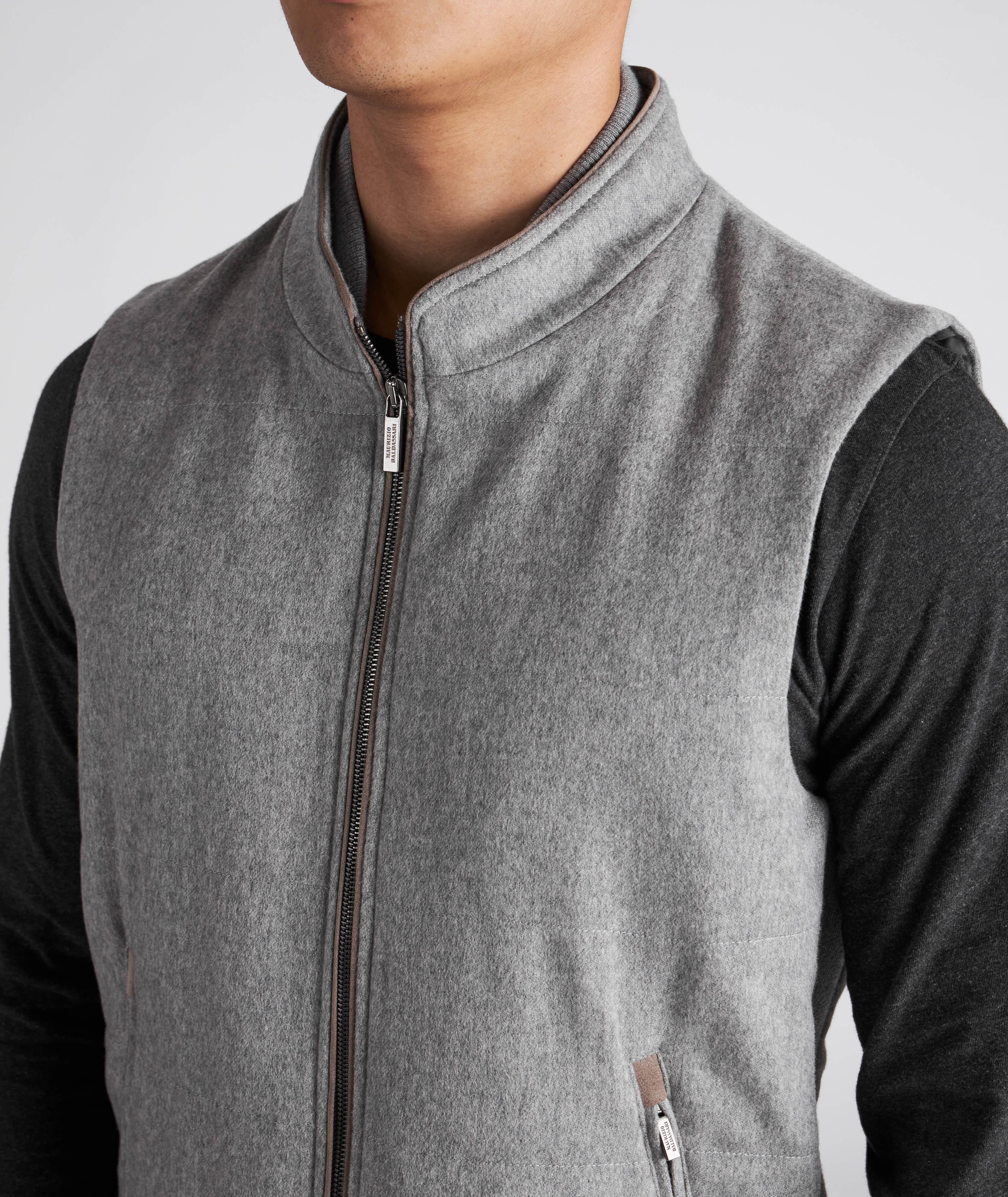 Cashmere Jersey Knit Vest image 3