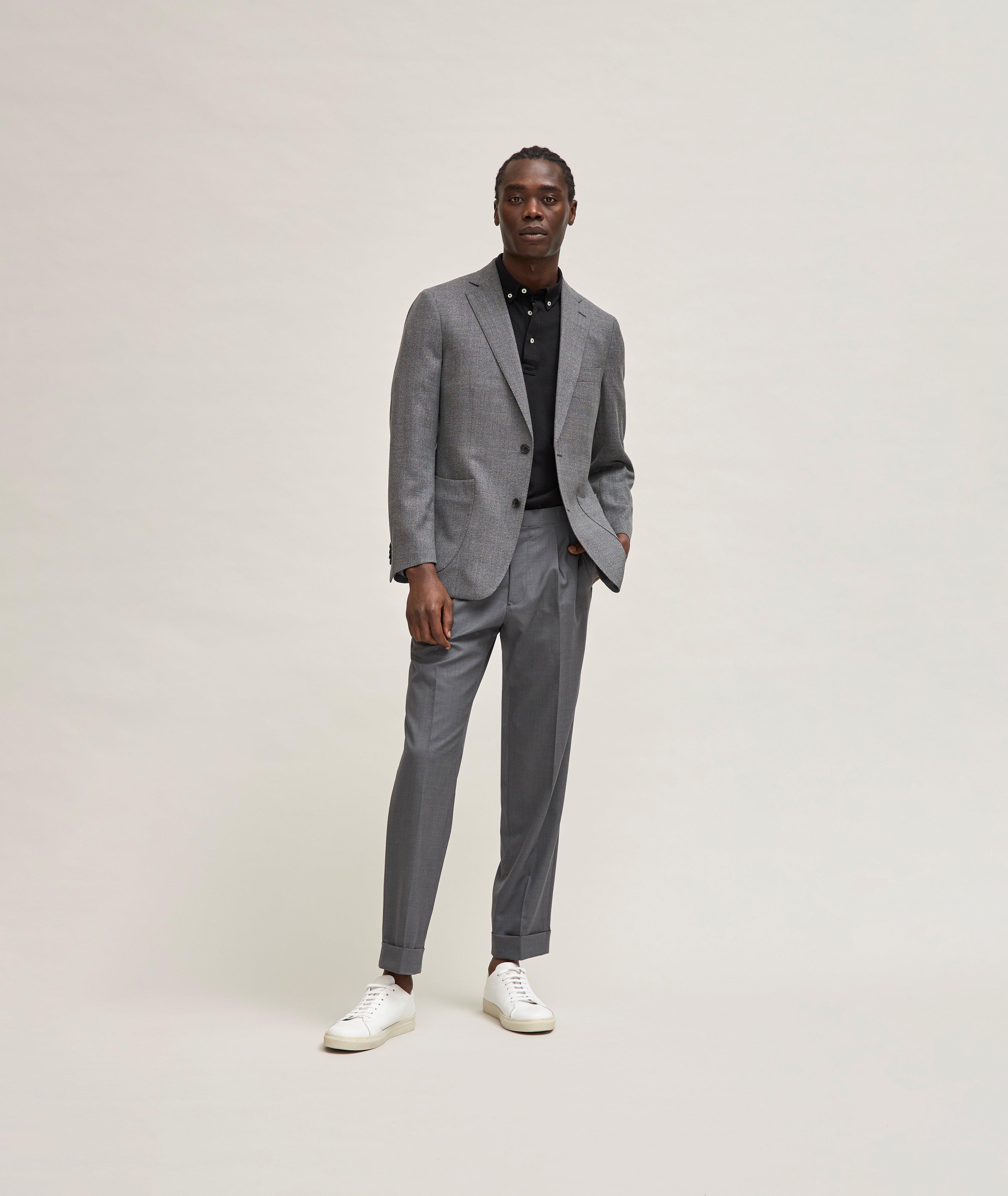 Harold Textured Wool Soft Tailored Sports Jacket