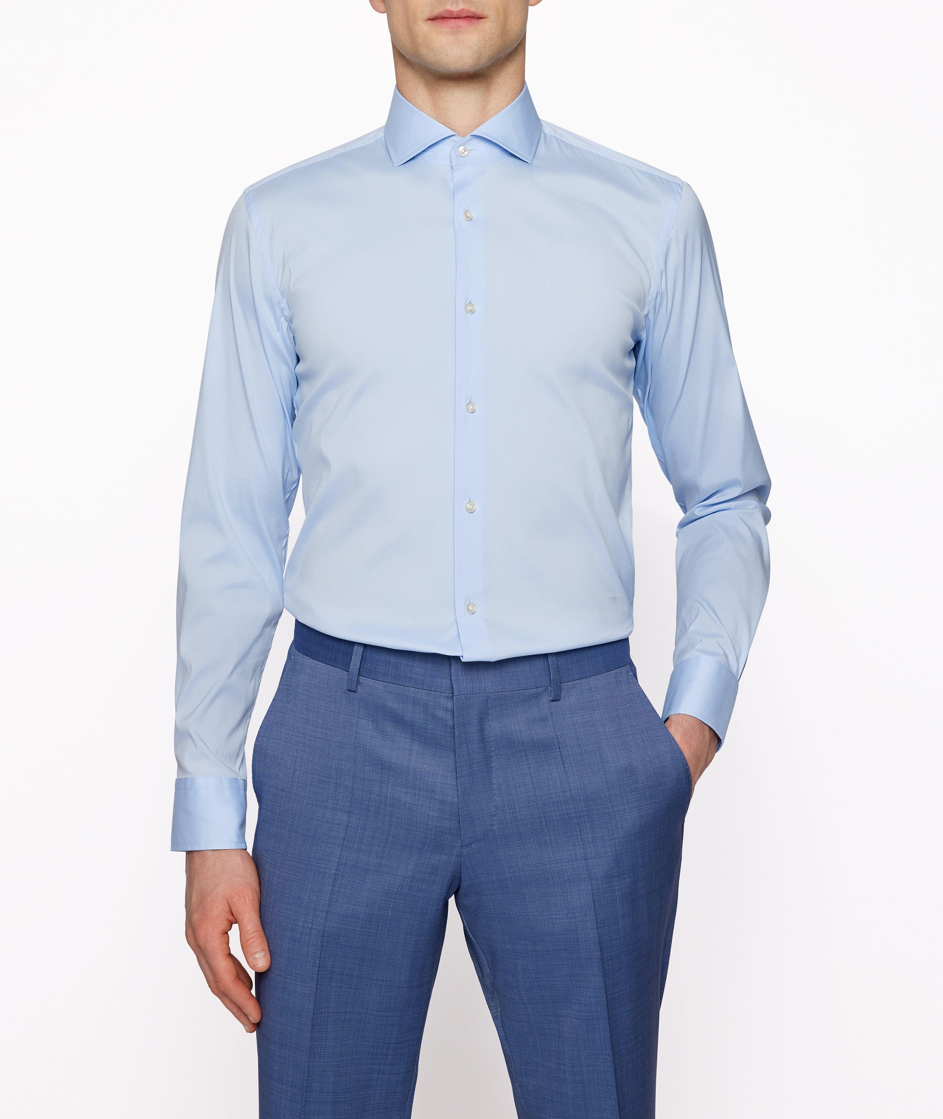Slim-Fit Poplin Dress Shirt image 1