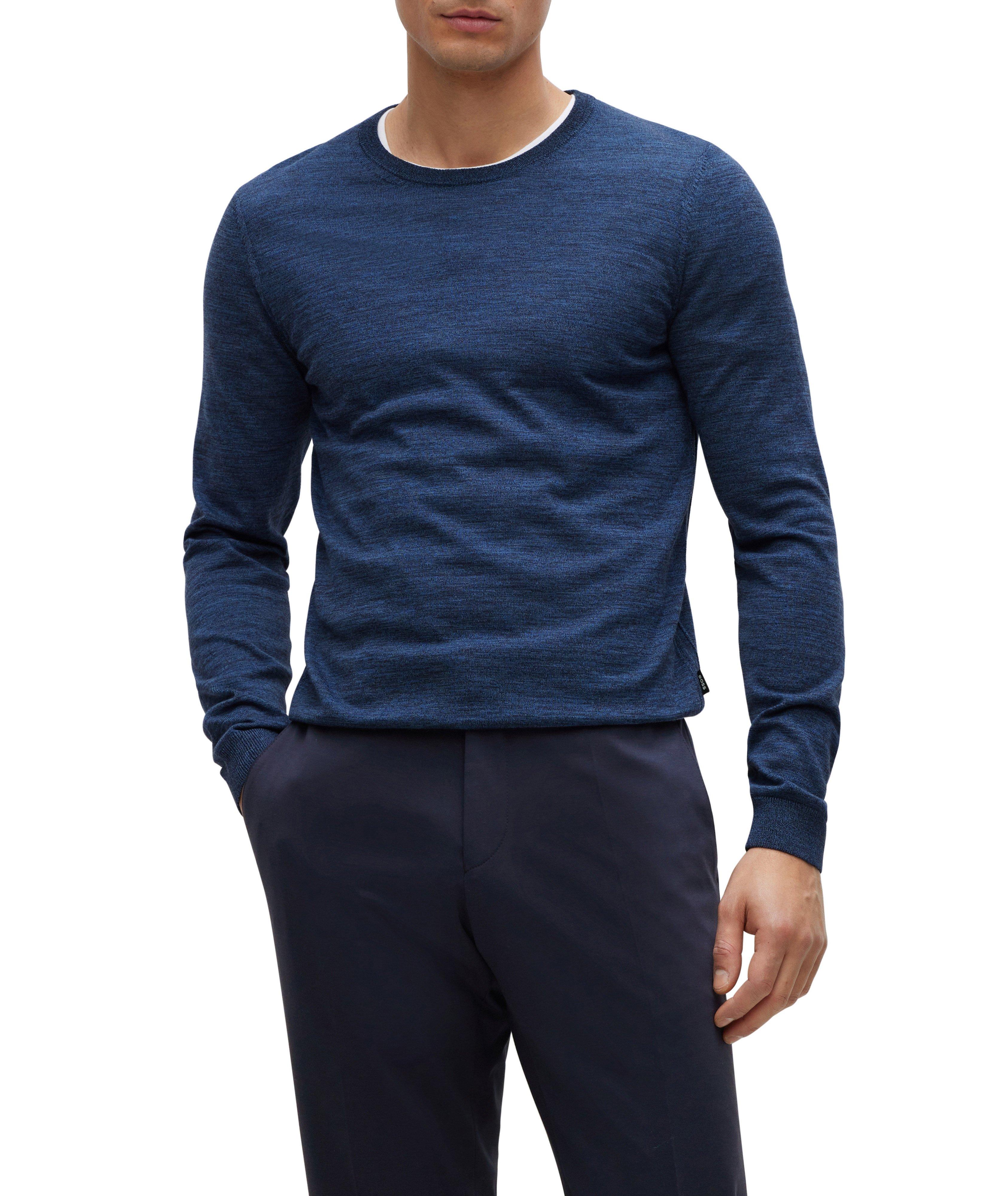 Slim-Fit Virgin Wool Sweater image 1