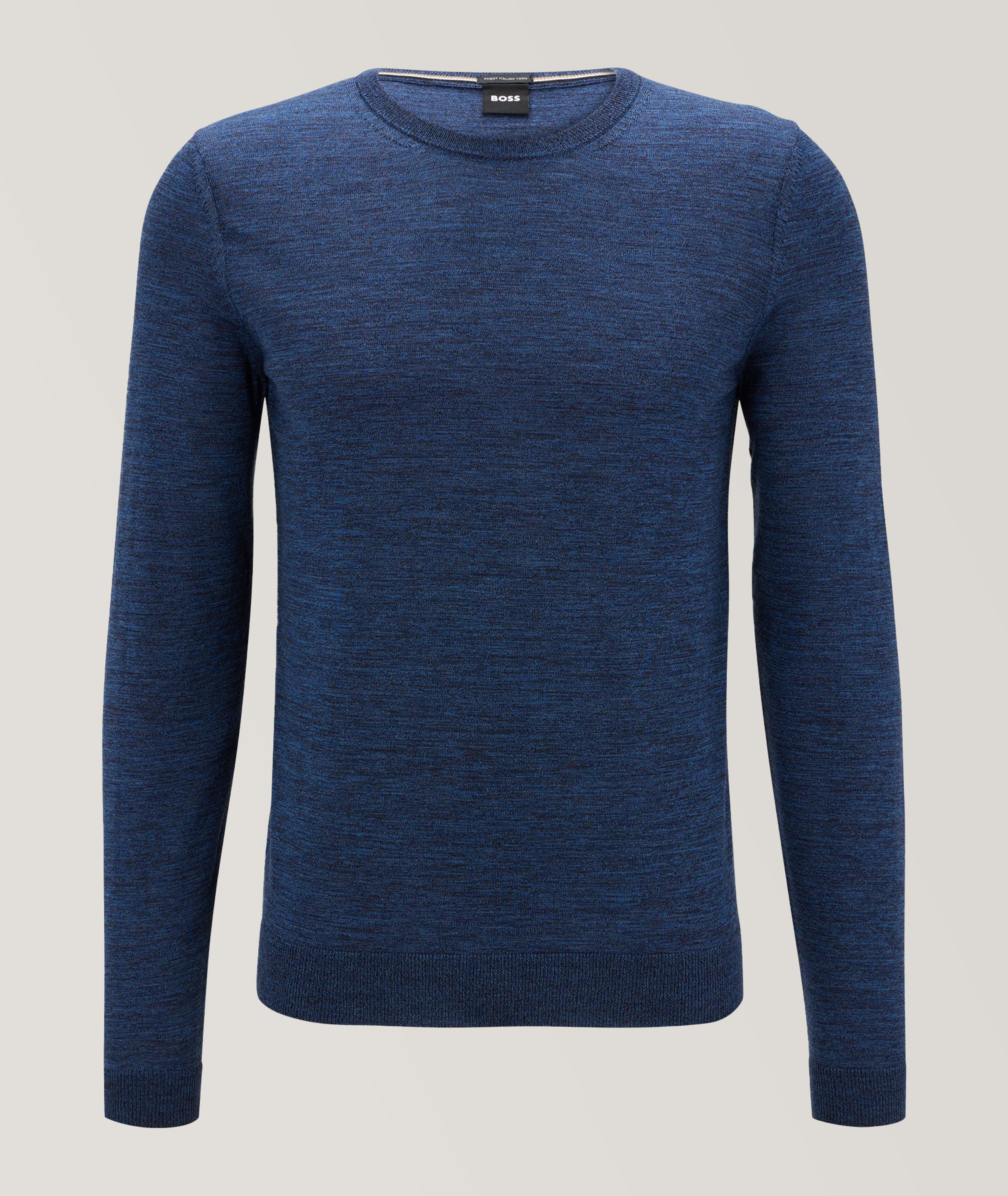 Slim-Fit Virgin Wool Sweater image 0