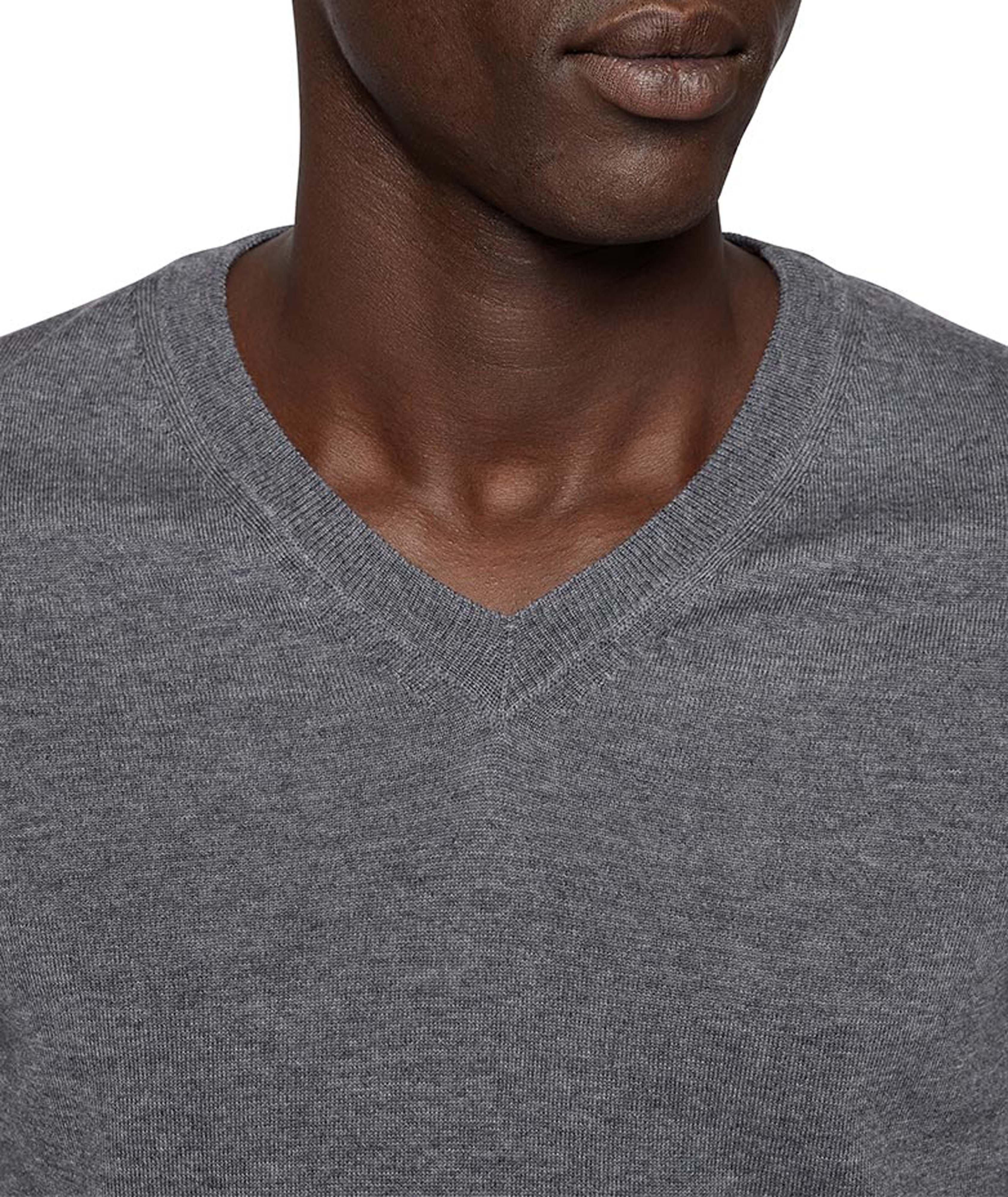 BOSS V-Neck Virgin-Wool Sweater | Sweaters & Knits | Harry Rosen