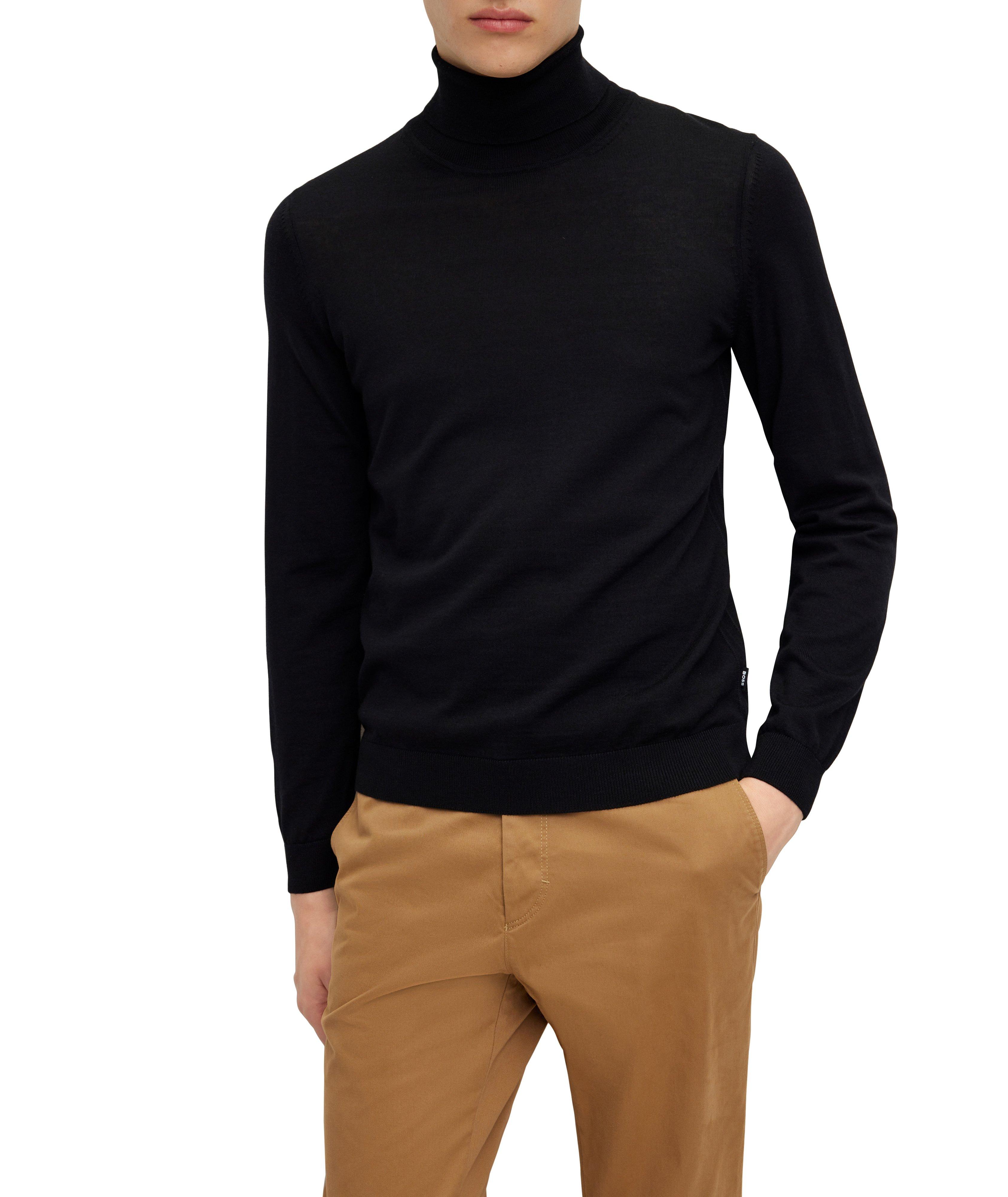 Slim-Fit Virgin Wool Rollneck Sweater image 1