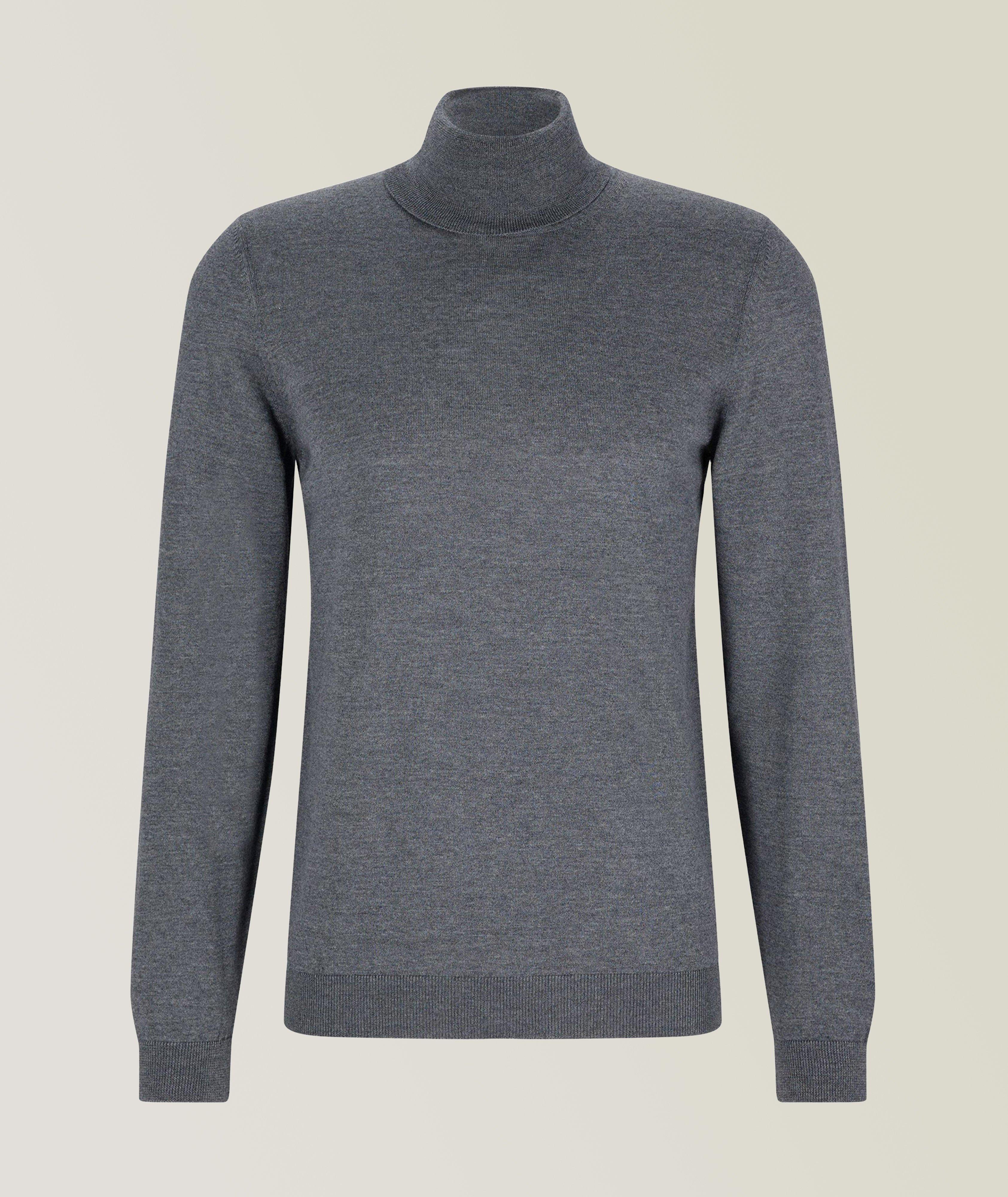 Slim-Fit Virgin Wool Rollneck Sweater image 0