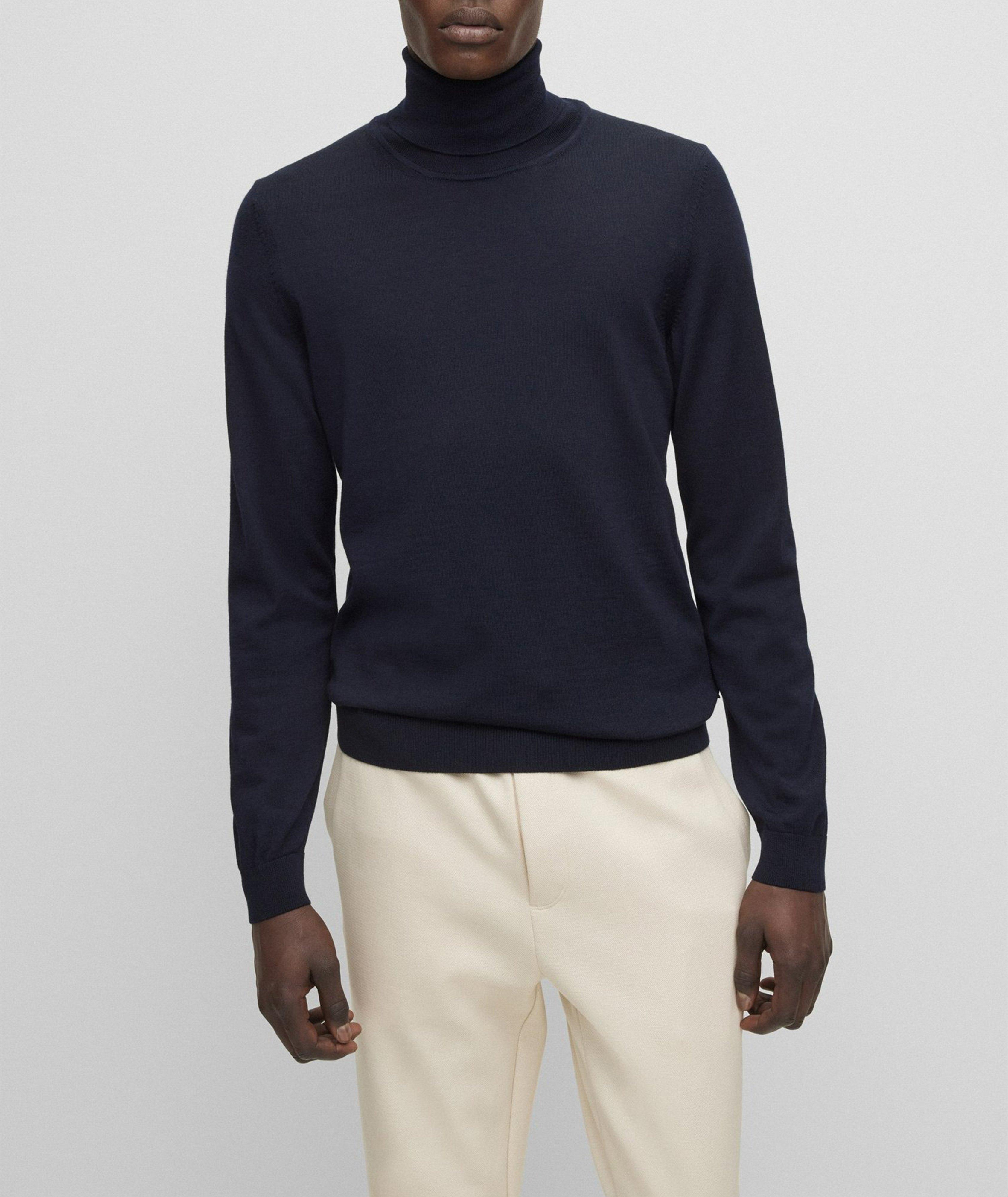 Slim-Fit Virgin Wool Rollneck Sweater image 1