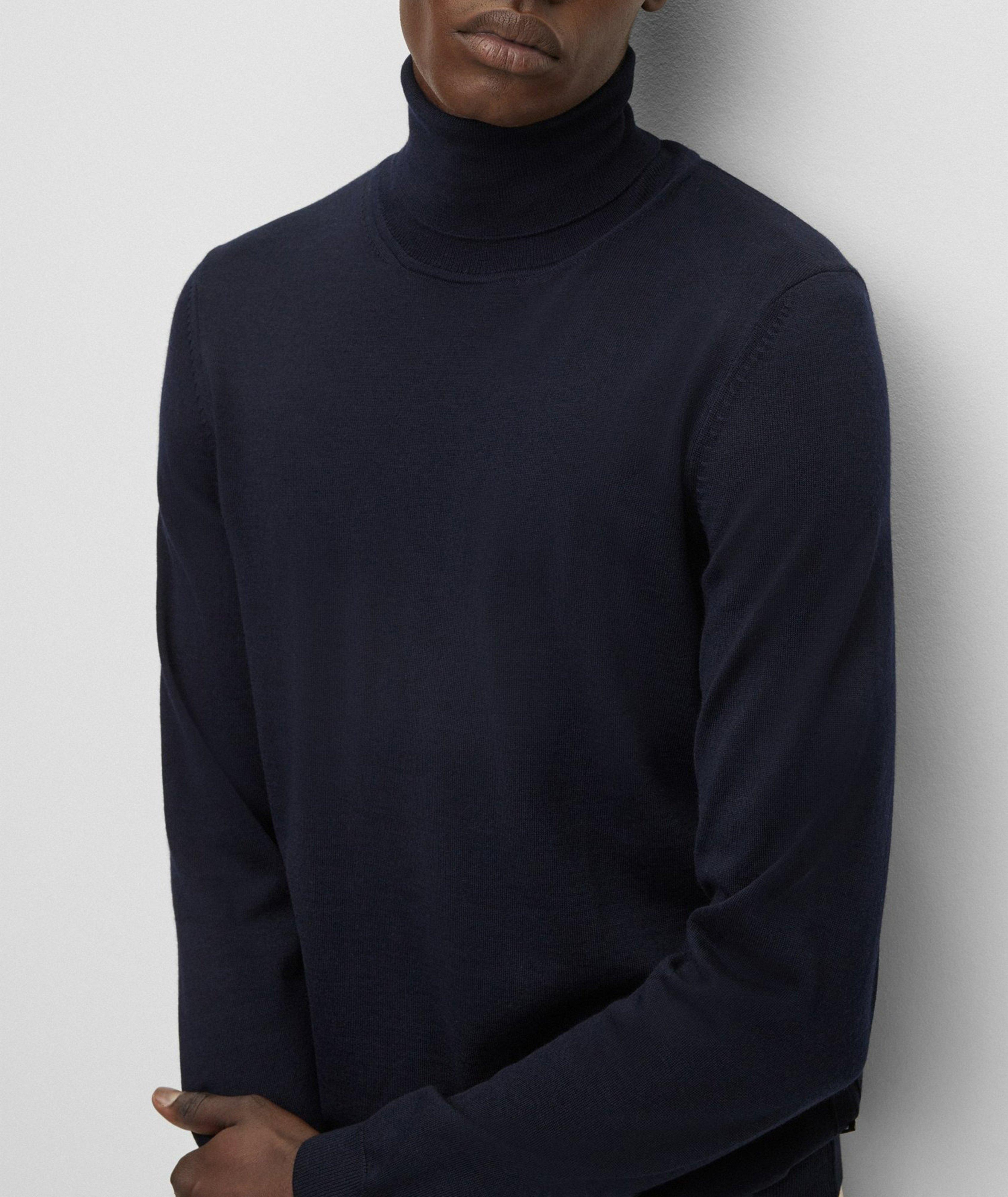 Slim-Fit Virgin Wool Rollneck Sweater image 3