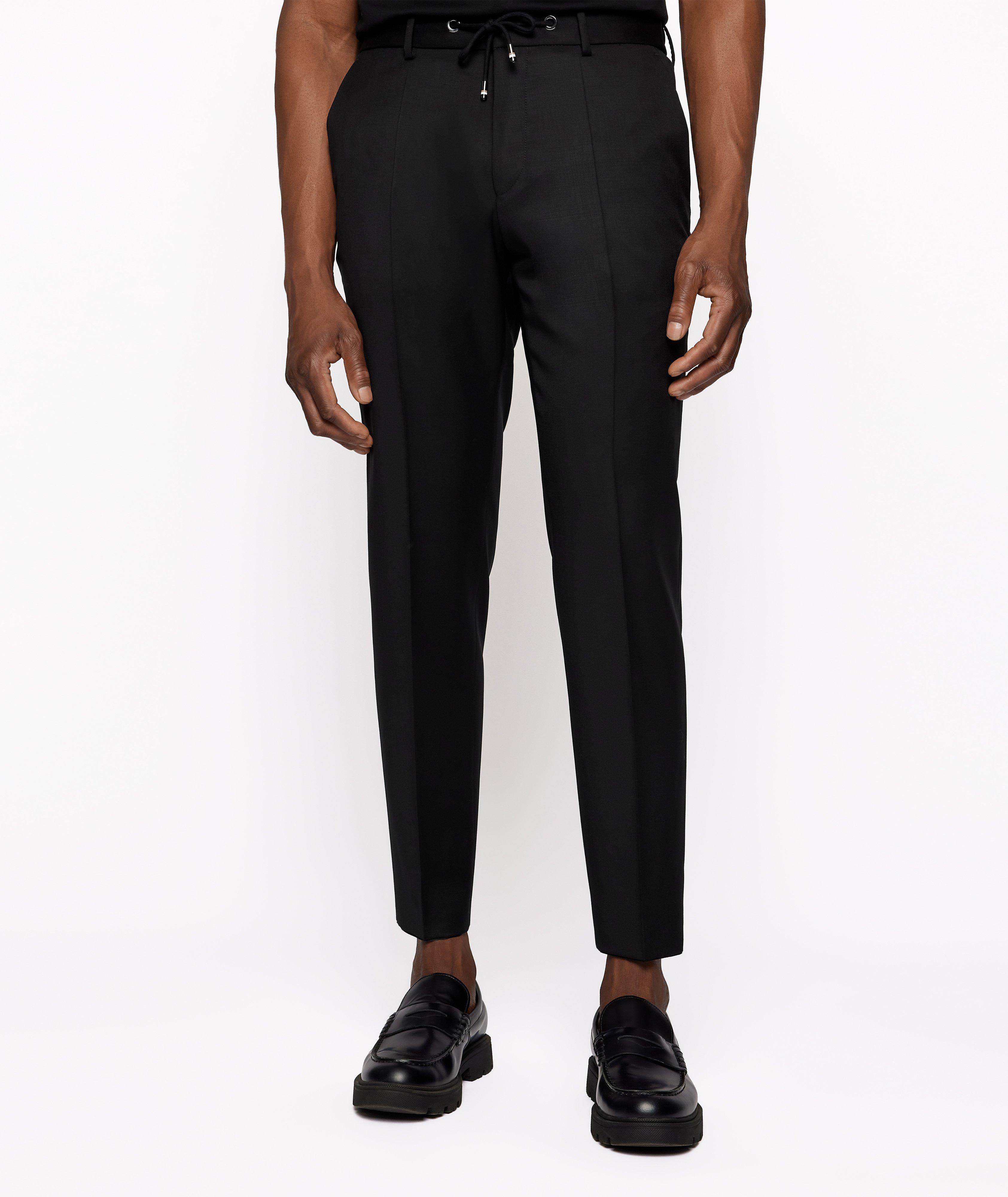 Pantalon en laine vierge de coupe amincie image 1