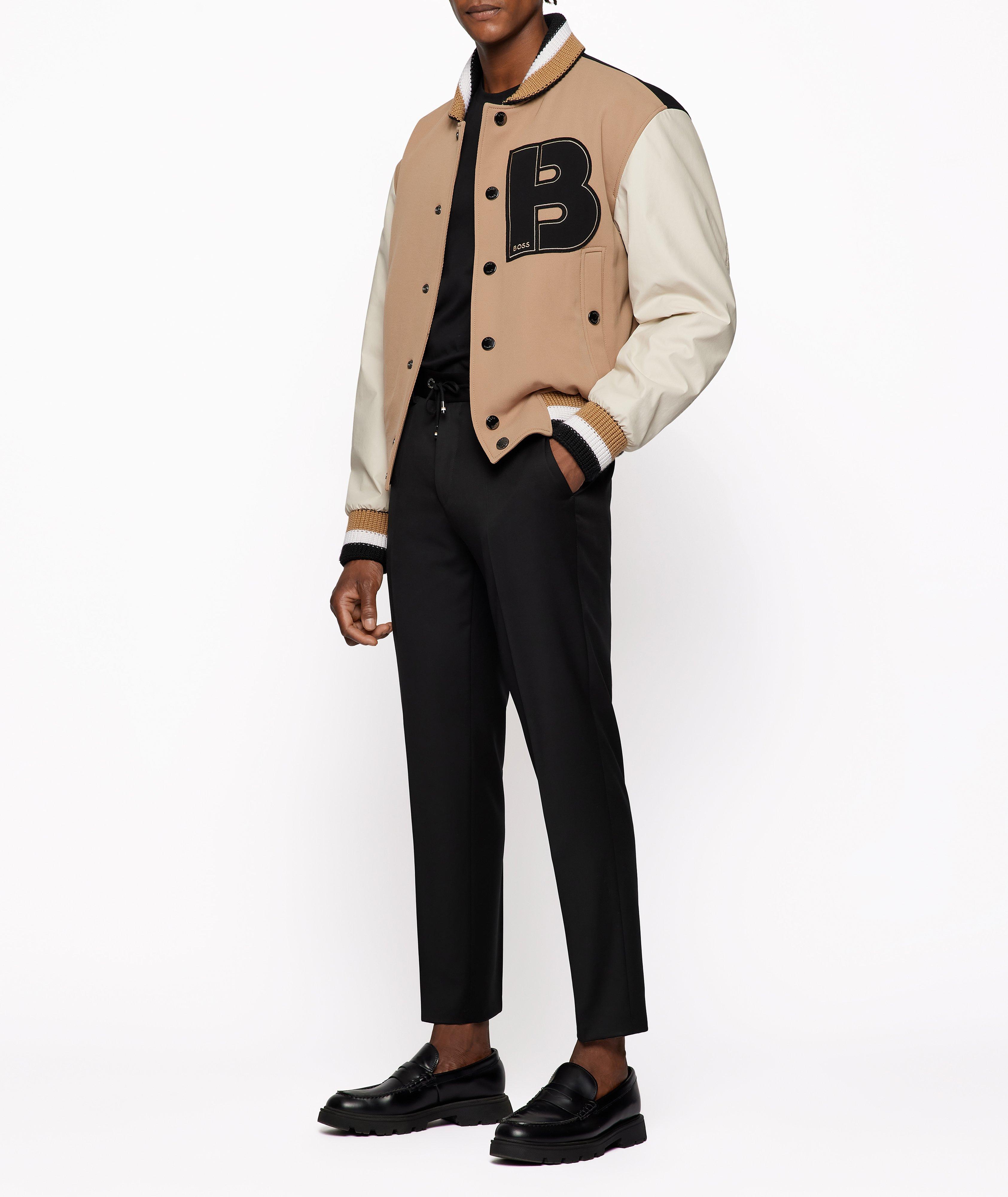 Pantalon en laine vierge de coupe amincie image 5