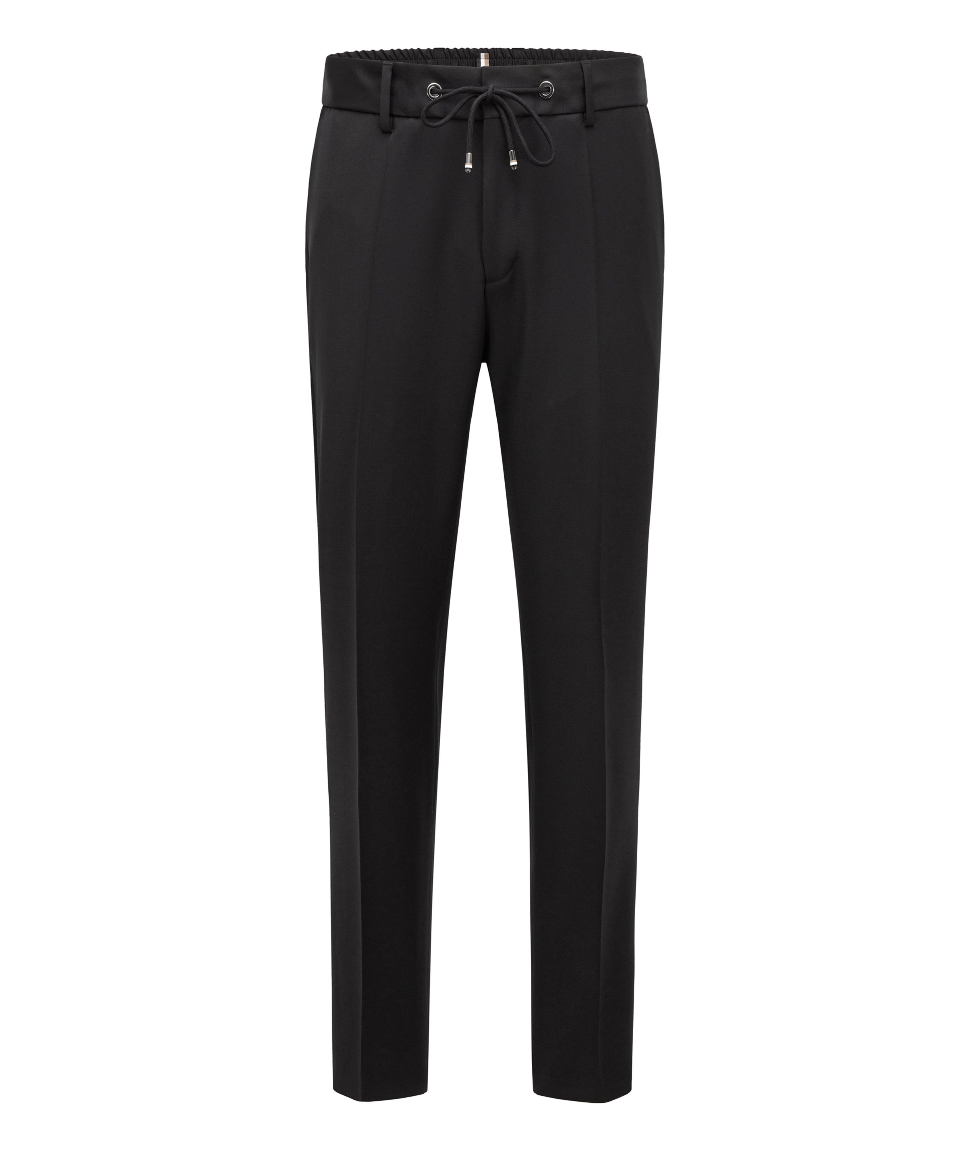 Pantalon en laine vierge de coupe amincie image 0