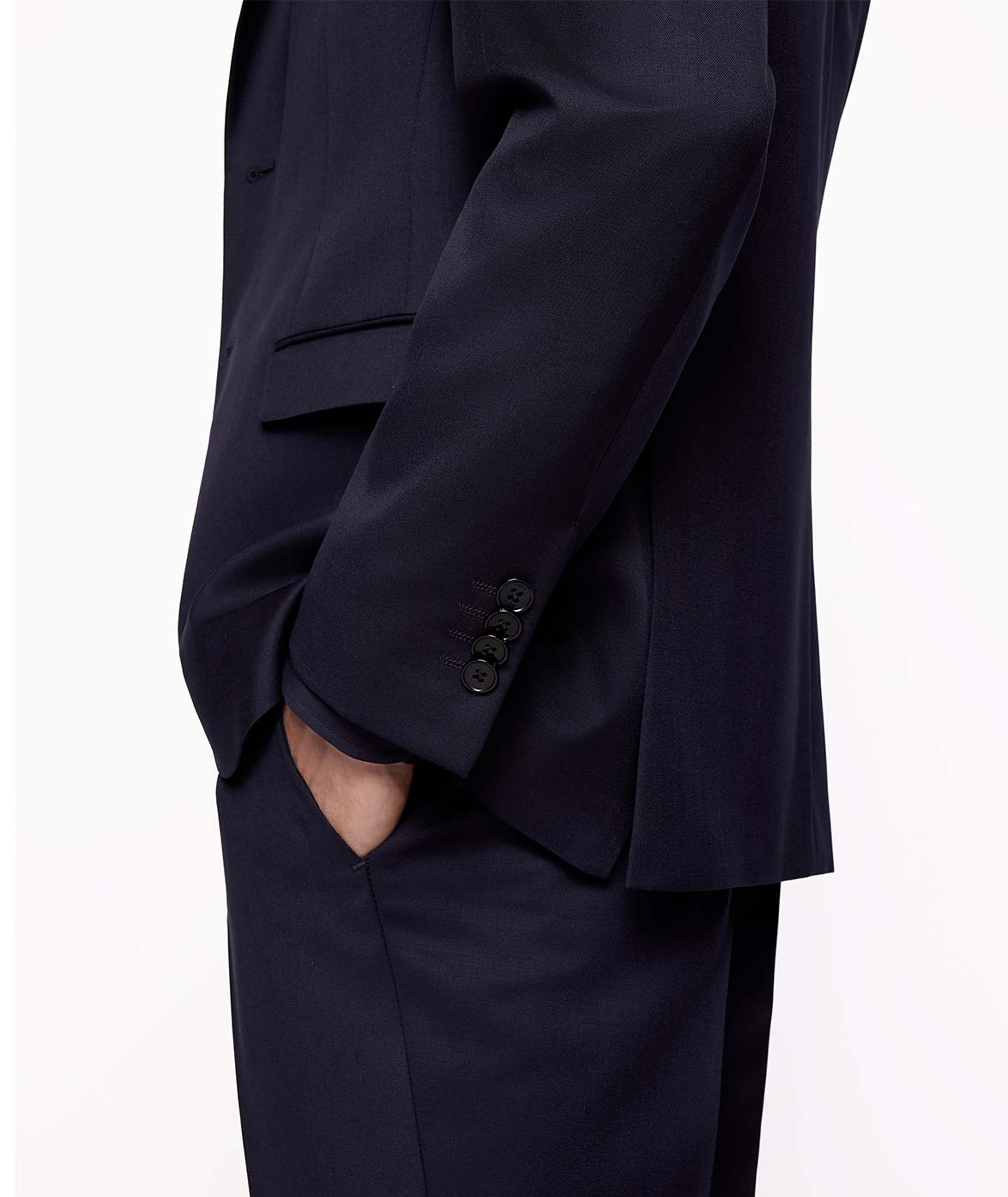 BOSS - Extra-slim-fit jacket in virgin-wool serge