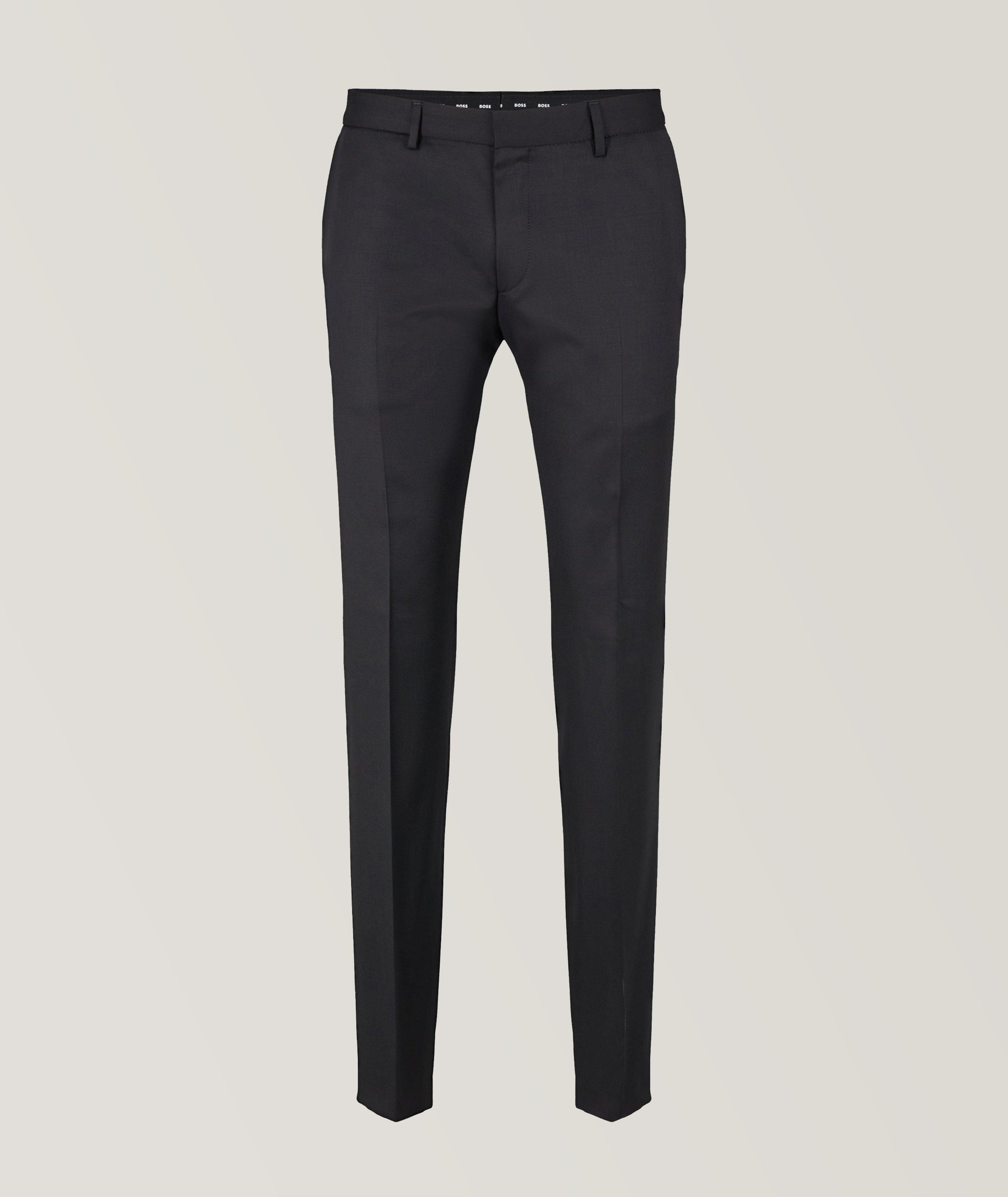 Pantalon en laine vierge à cordon image 0