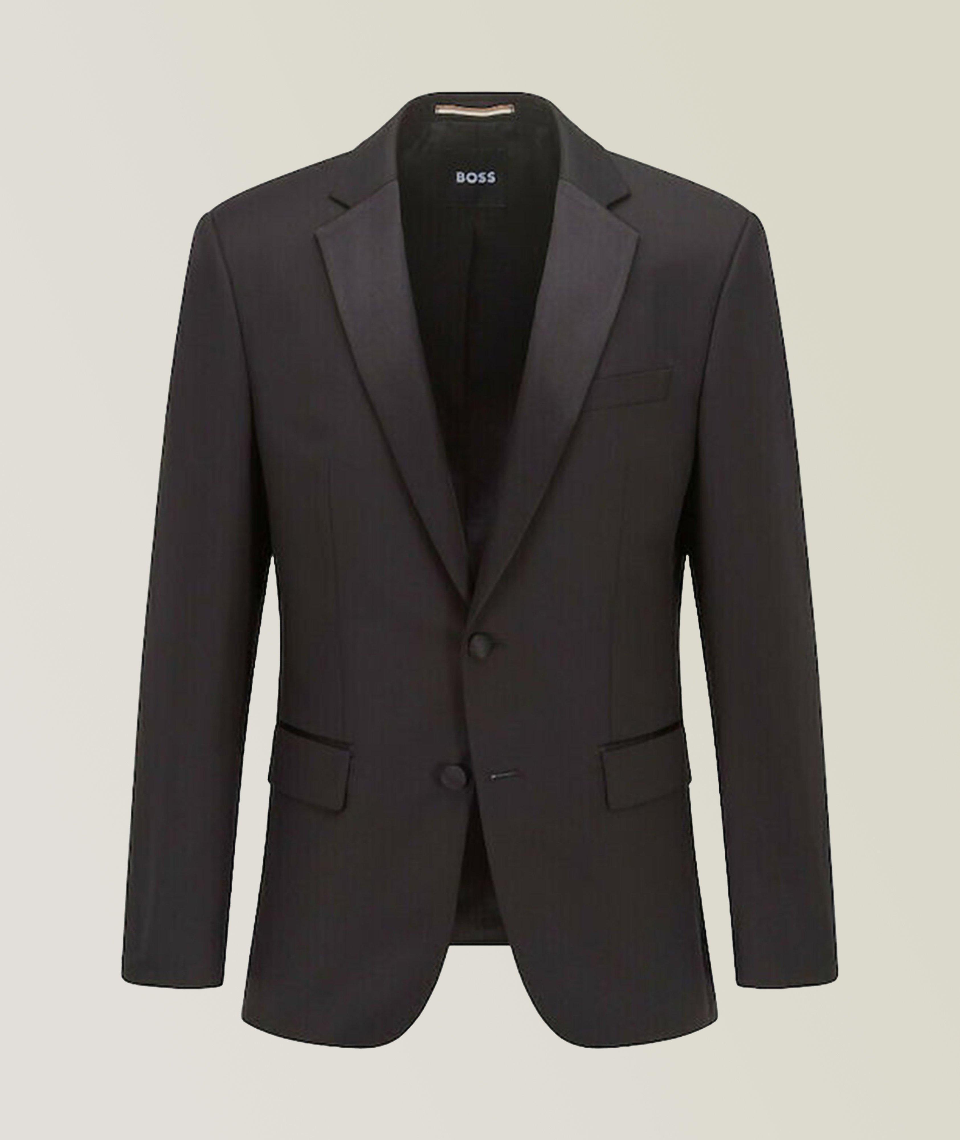 BOSS Virgin Wool Serge Tuxedo Jacket | Sport Jackets | Harry Rosen