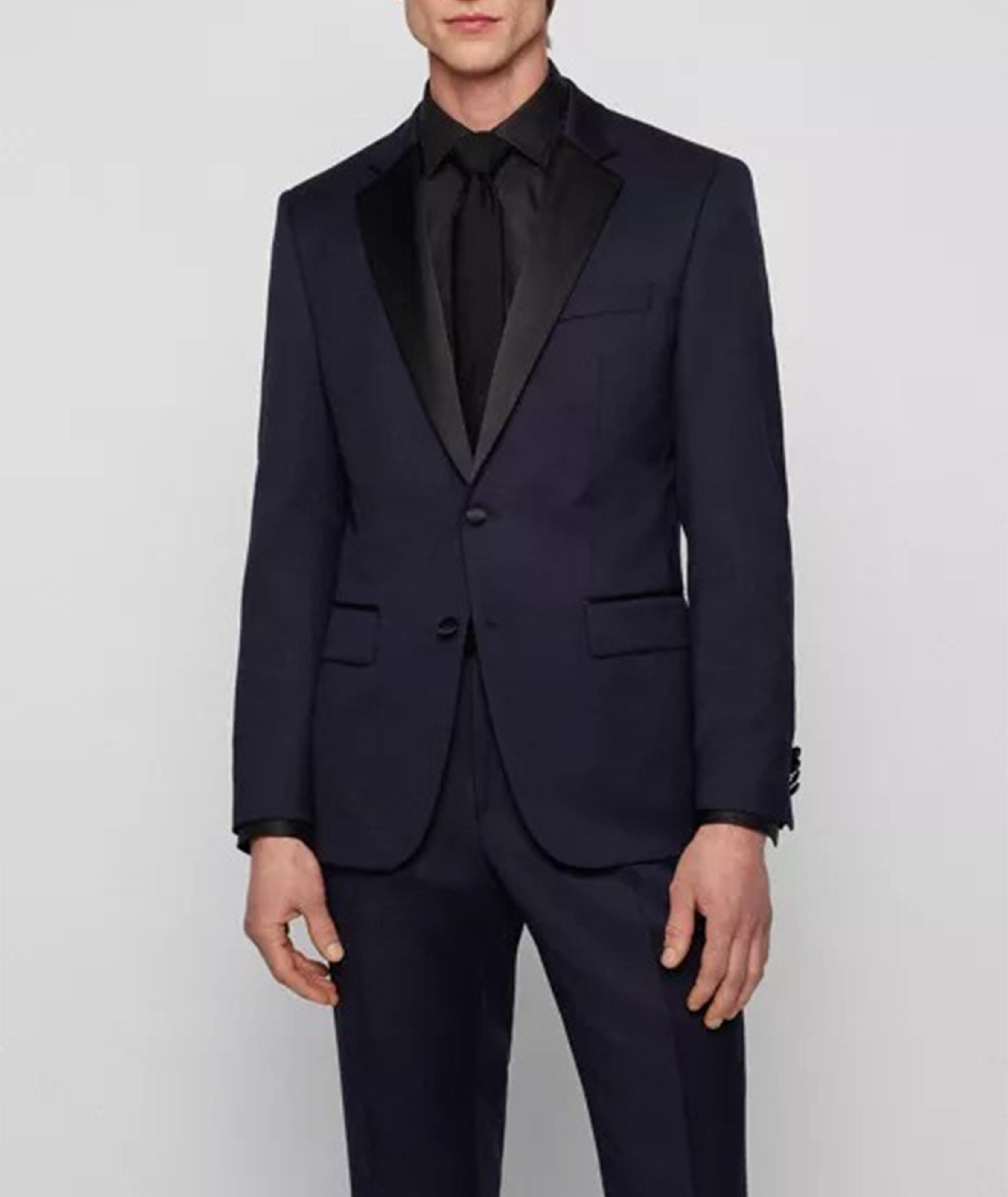 Virgin Wool Serge Tuxedo Jacket image 1